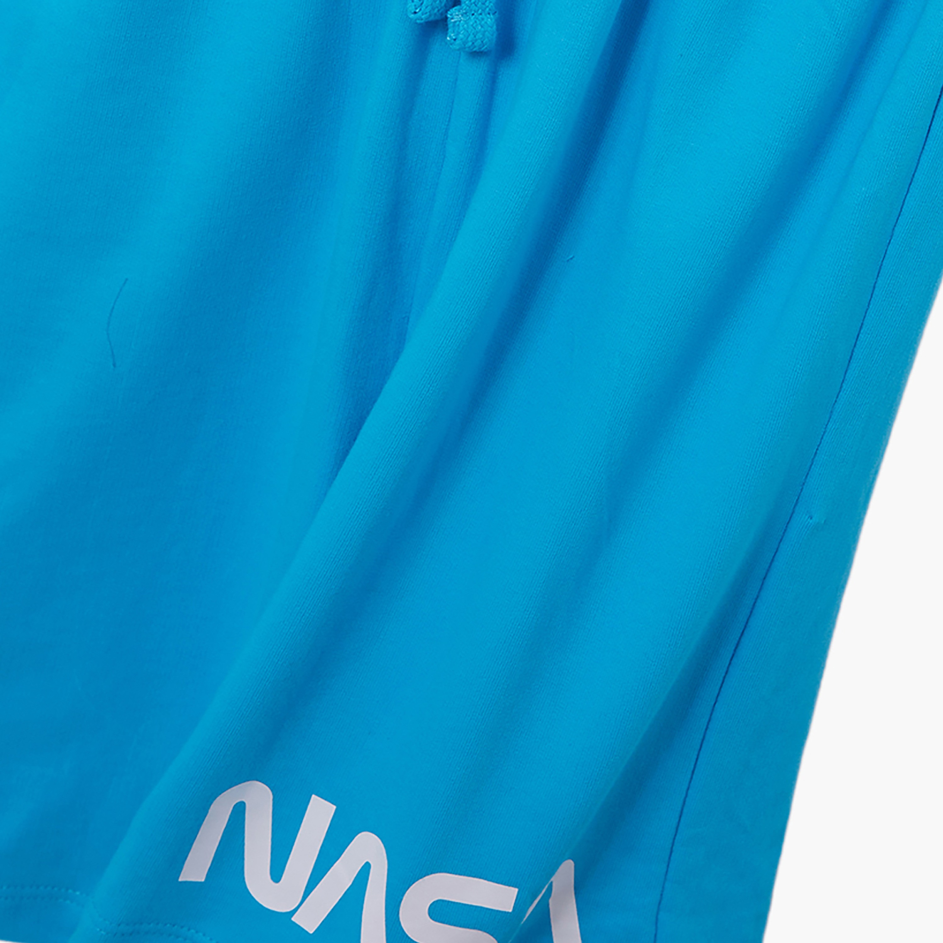 NASA Printed Cotton T-Shirt & Shorts Set-boys-clothing-setsandcoords-image-7