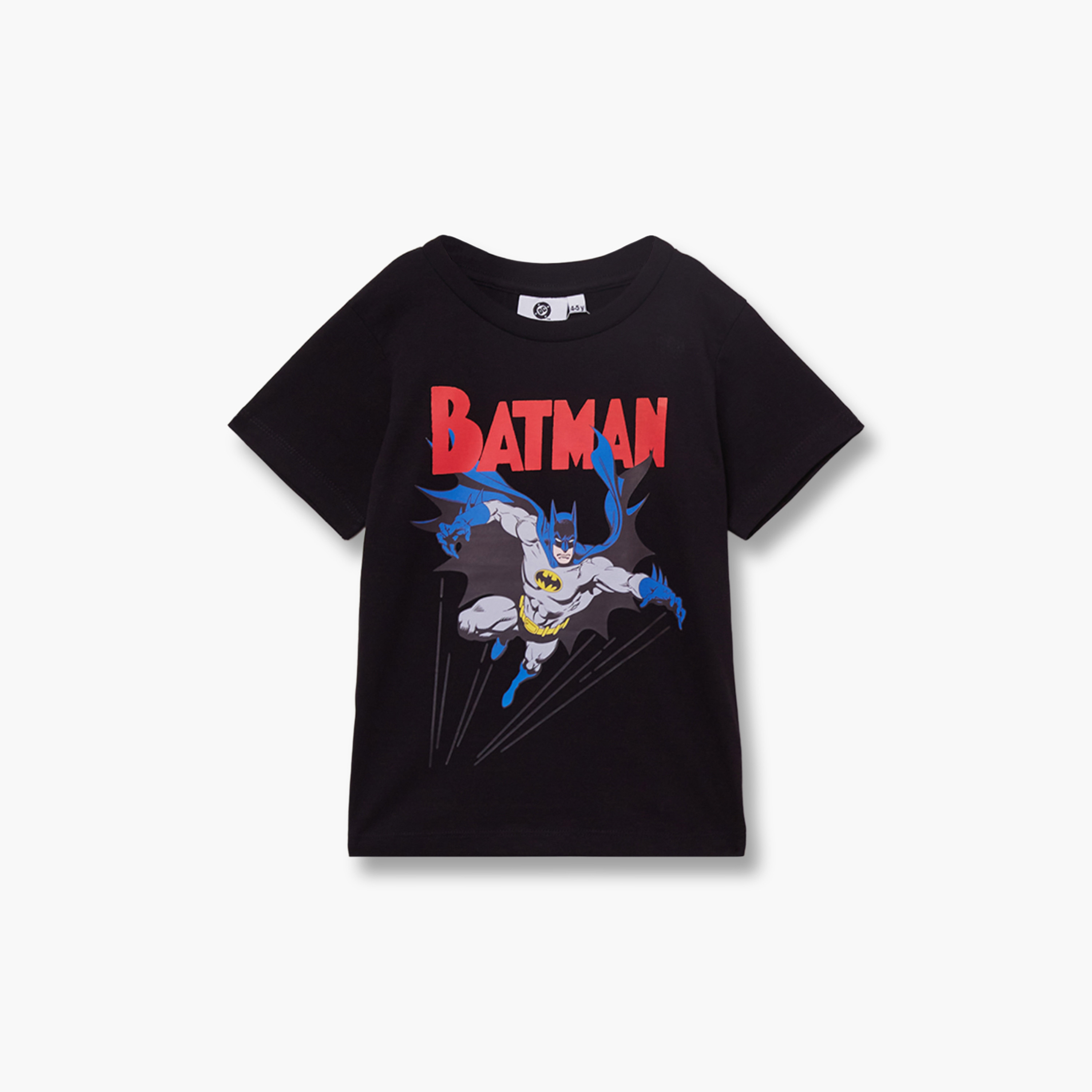 طقم تيشيرت وشورت قطني بطبعة باتمان-boys-clothing-setsandcoords-image-3
