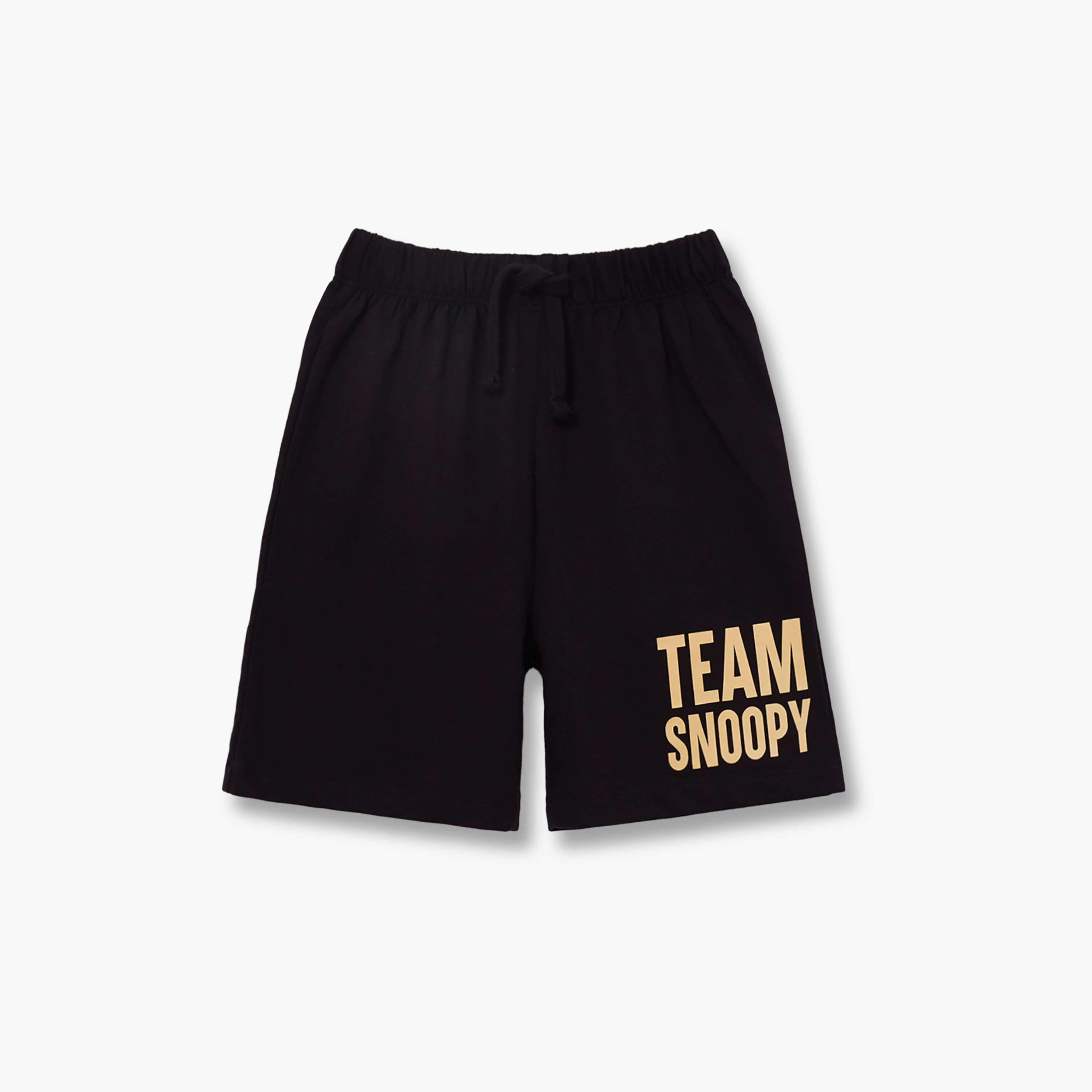 طقم تيشيرت وشورت قطني بطبعة بيناتس-boys-clothing-setsandcoords-image-4