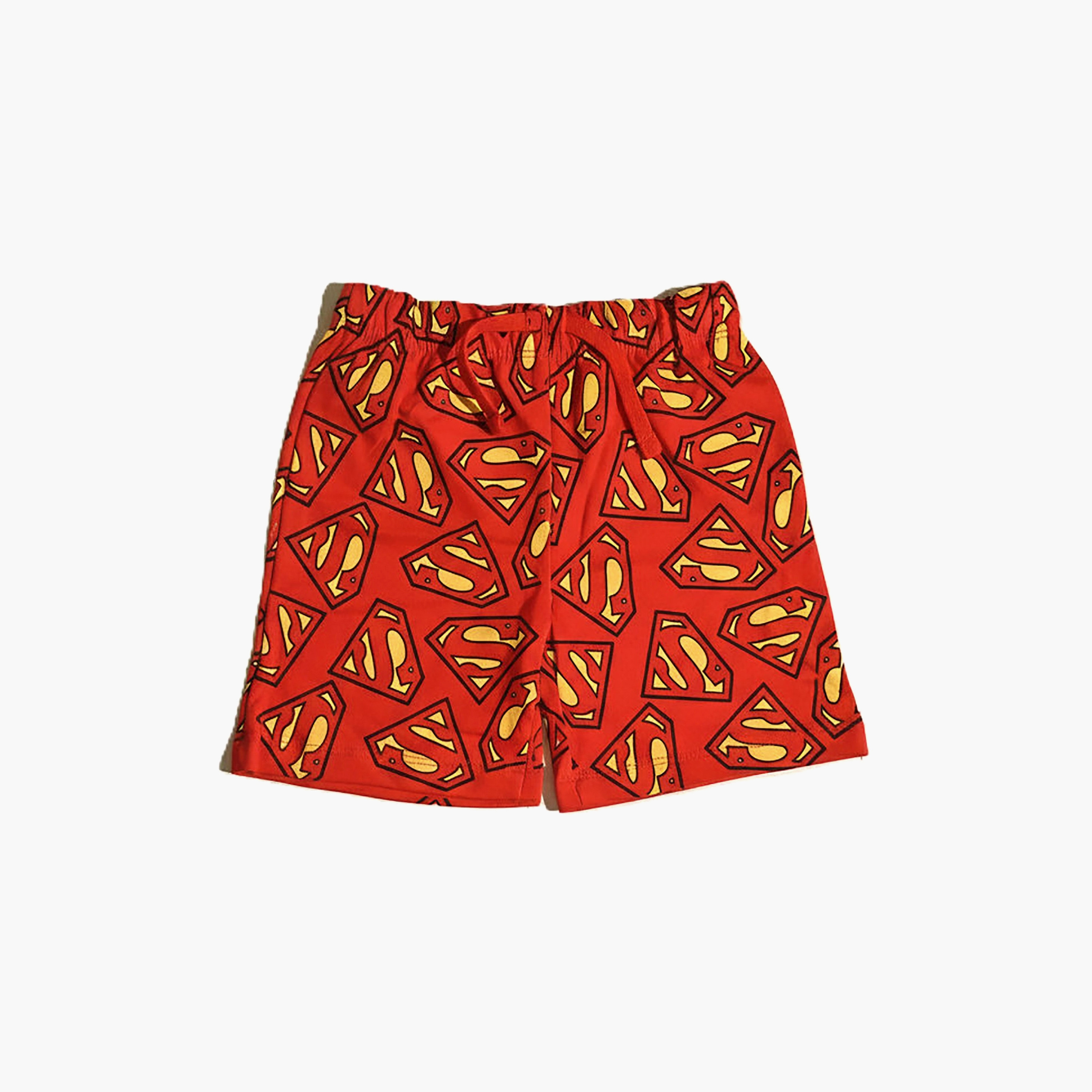 طقم تيشيرت وشورت قطني بطبعة سوبرمان-boys-clothing-setsandcoords-image-3