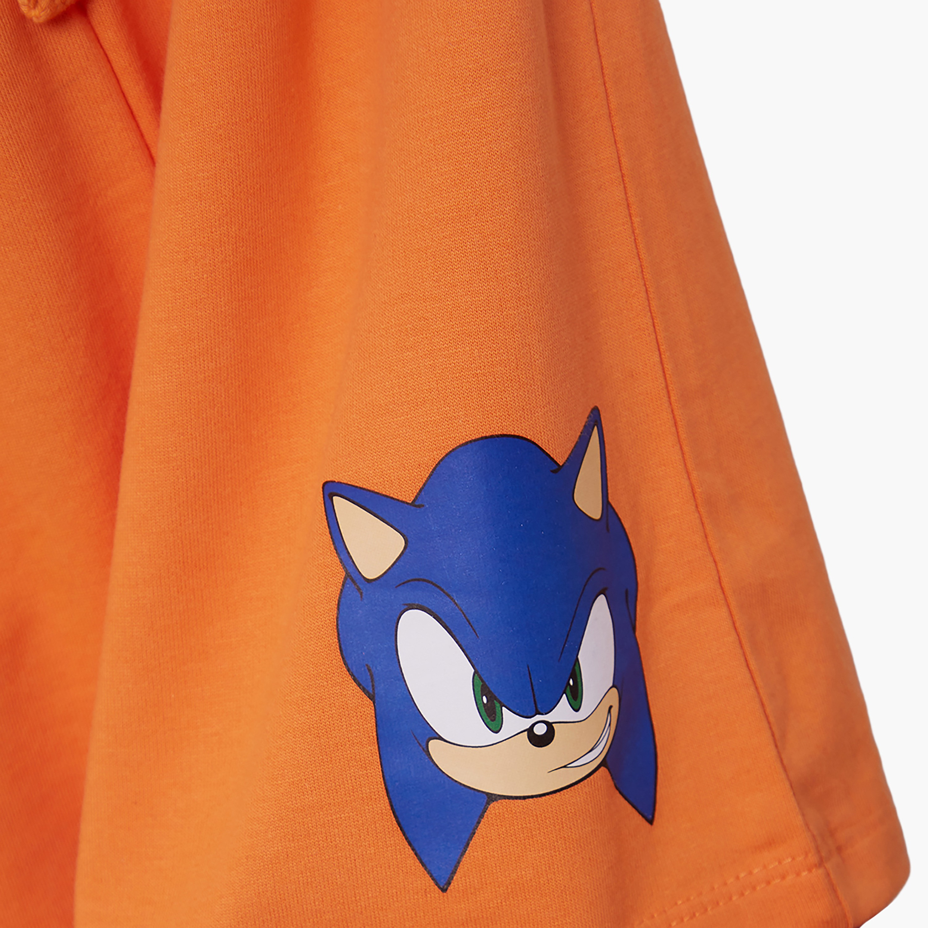 طقم تيشيرت وشورت قطني بطبعة سونيك-boys-clothing-setsandcoords-image-7