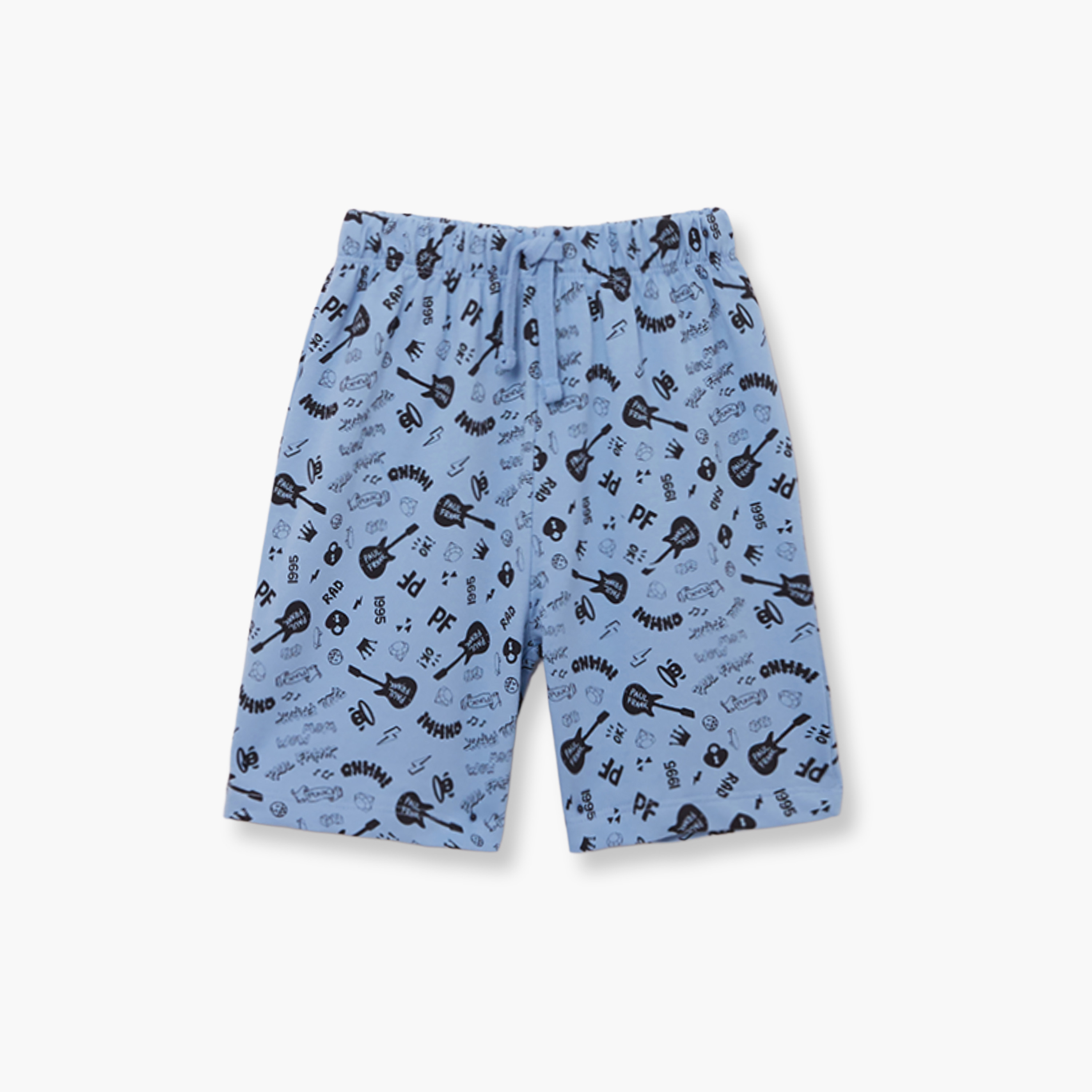 طقم تيشيرت وشورت قطني بطبعة بول فرانك-boys-clothing-setsandcoords-image-4