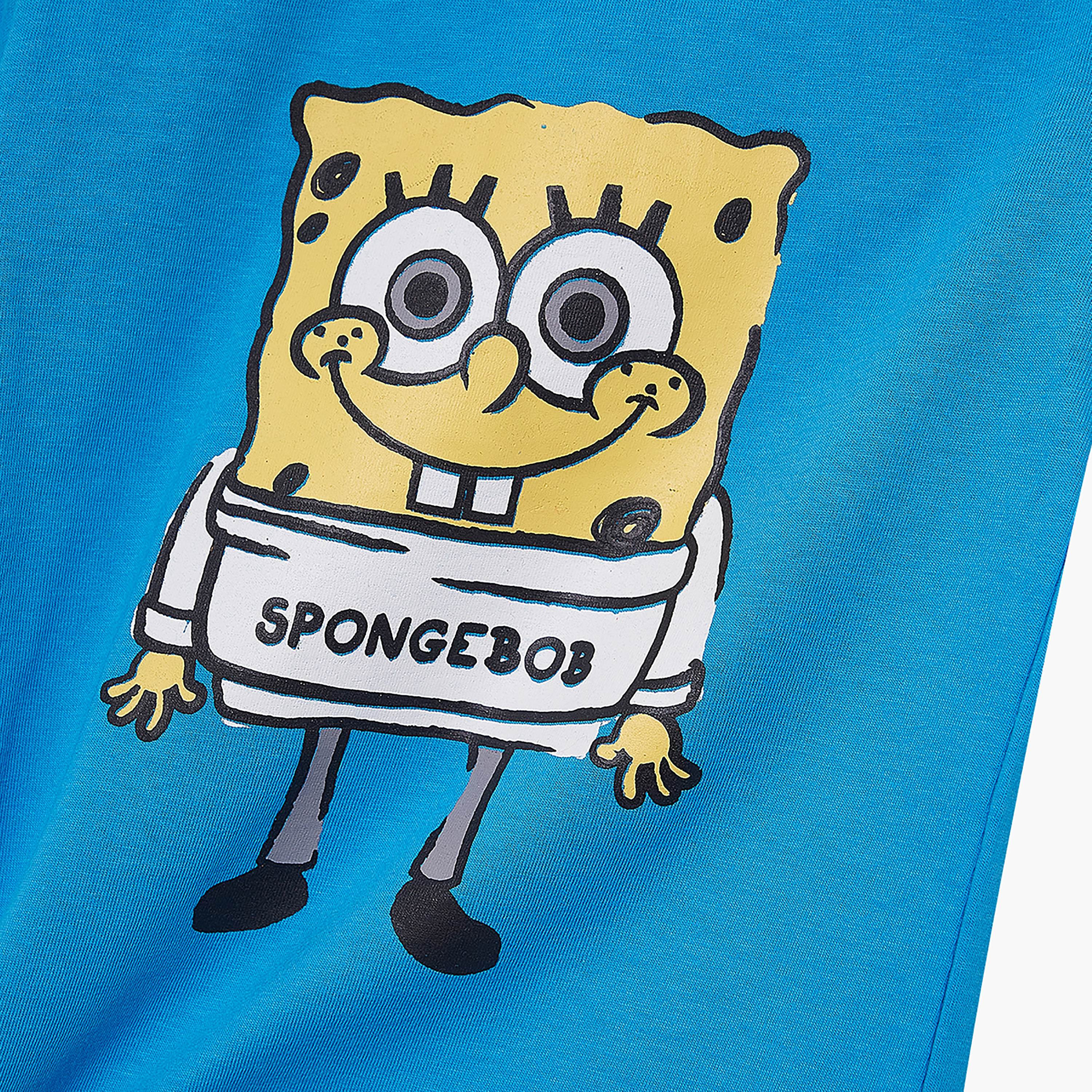 Spongebob Printed Short Sleeves Round Neck T-Shirt-boys-clothing-tshirtsandpolos-image-5