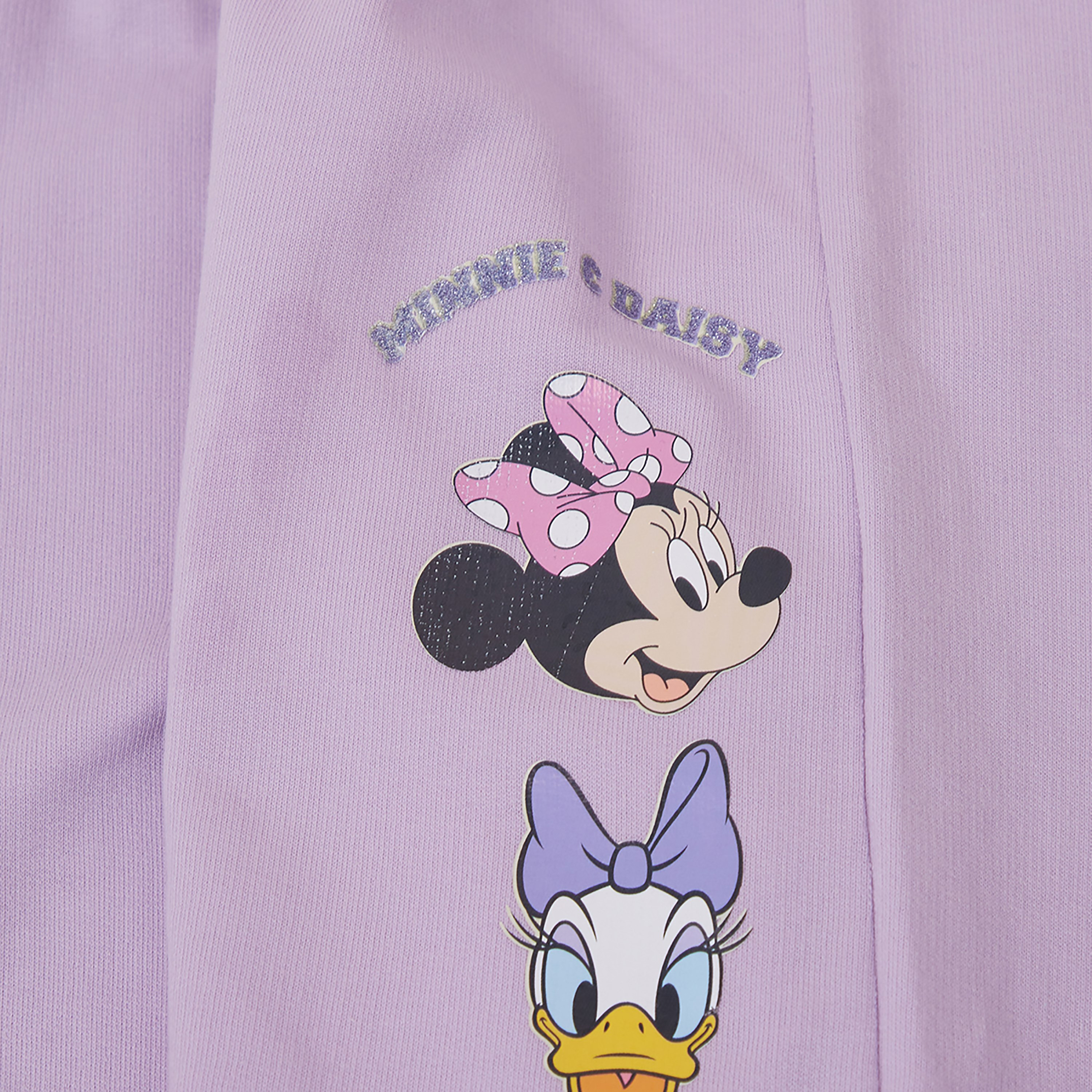 Minnie Mouse Printed Cotton T-Shirt & Shorts Set-girls-clothing-setsandcoords-image-7
