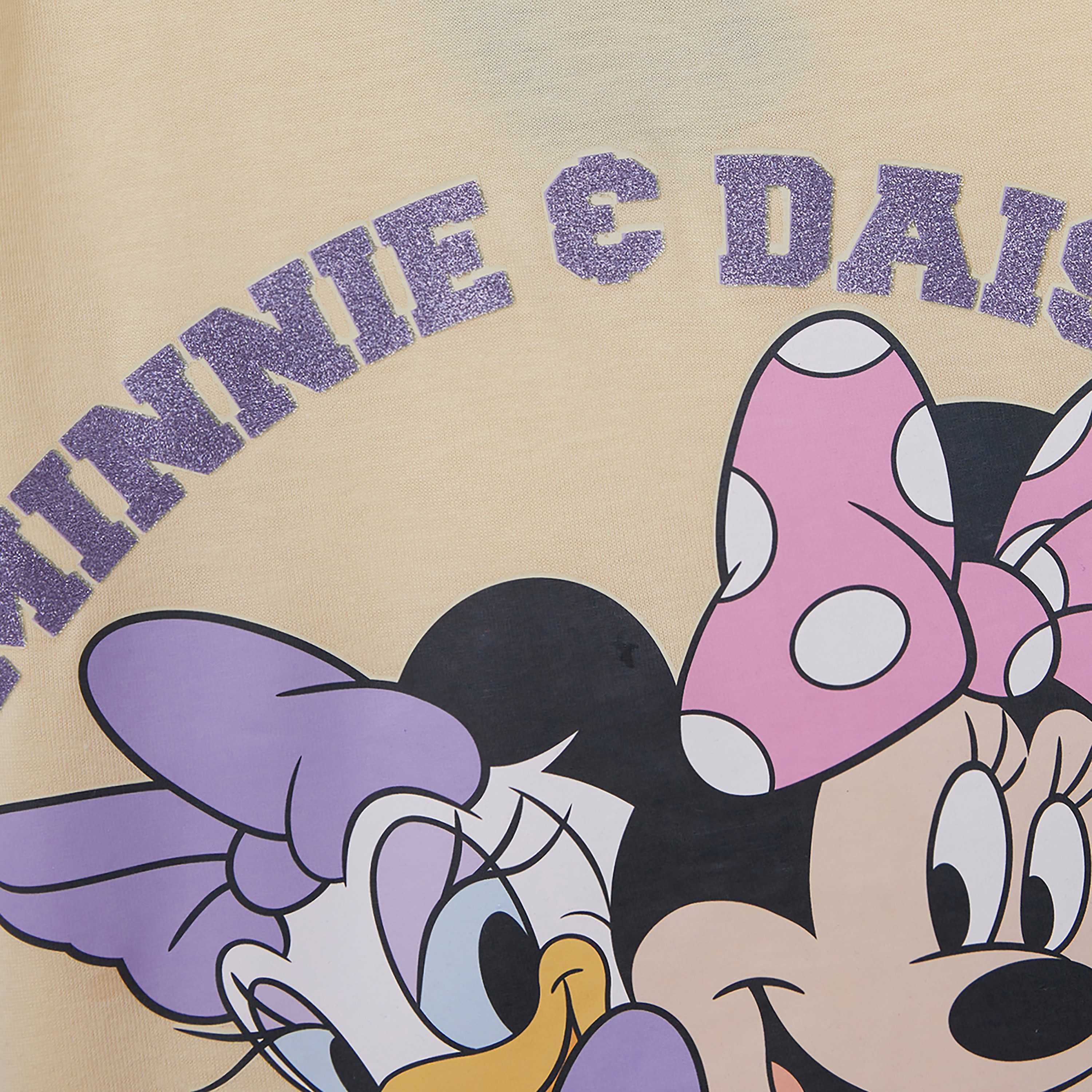 Minnie Mouse Printed Cotton T-Shirt & Shorts Set-girls-clothing-setsandcoords-image-6