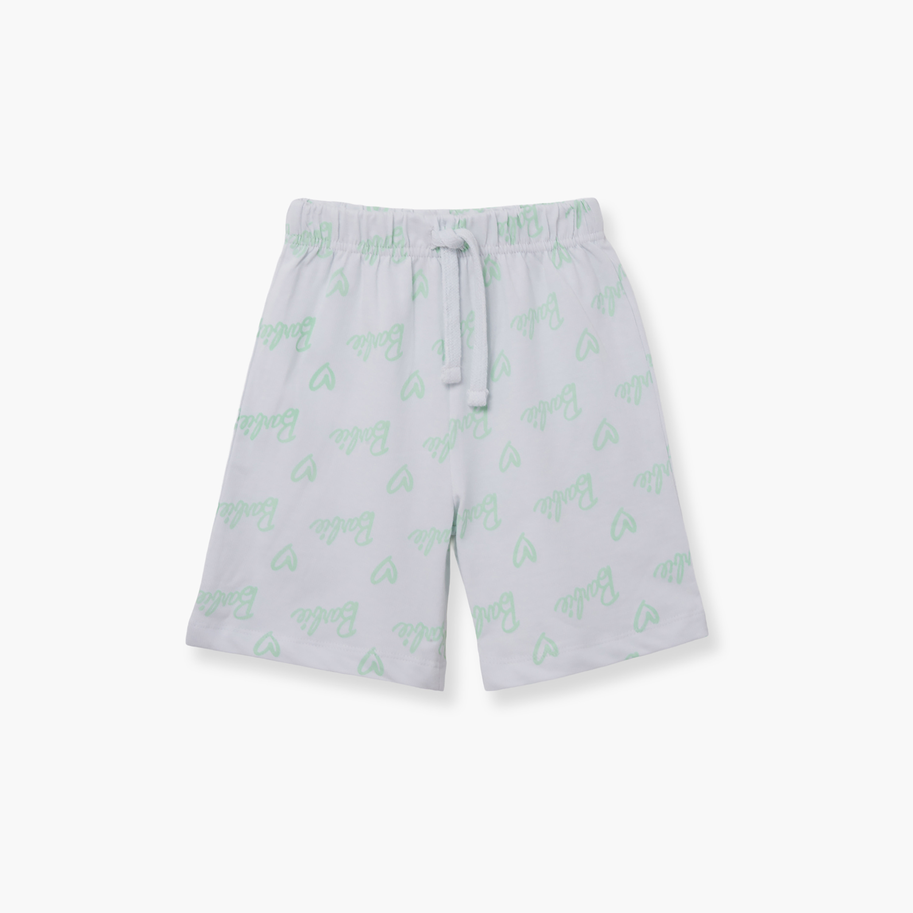 طقم تيشيرت وشورت قطني بطبعة باربي-girls-clothing-setsandcoords-image-4