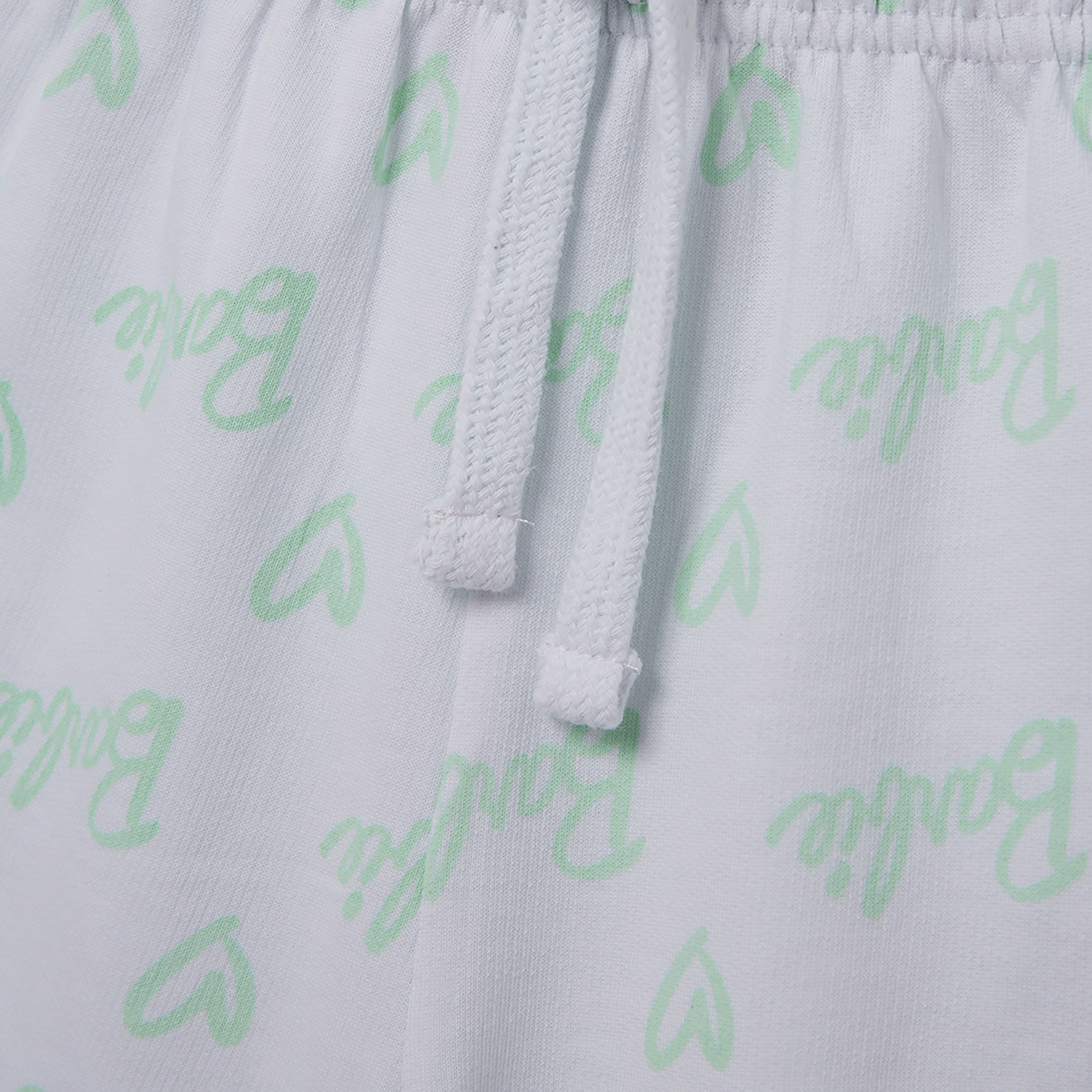 طقم تيشيرت وشورت قطني بطبعة باربي-girls-clothing-setsandcoords-image-1