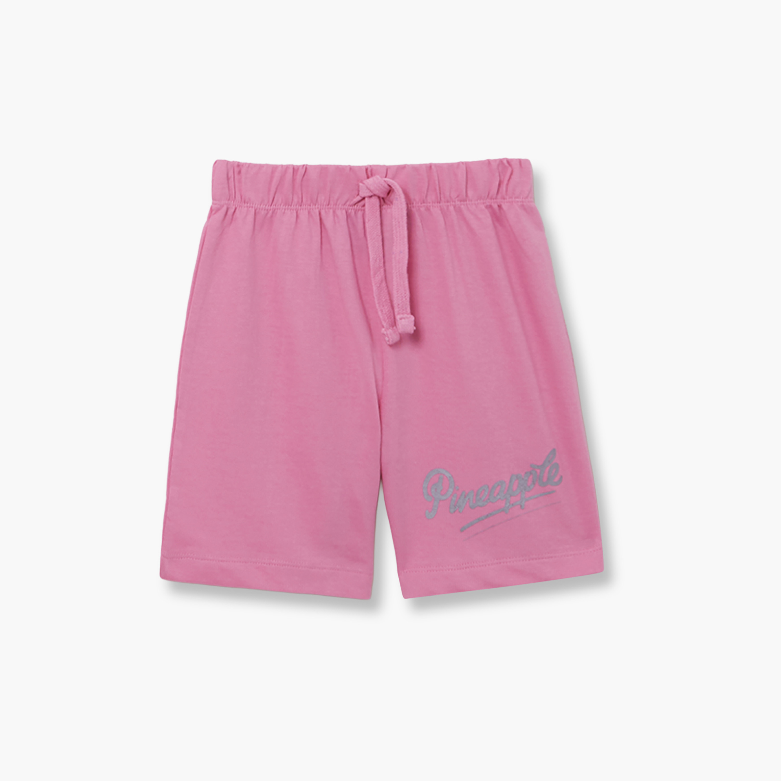 طقم تيشيرت وشورت قطني بطبعة باين أبل دانس-girls-clothing-setsandcoords-image-4