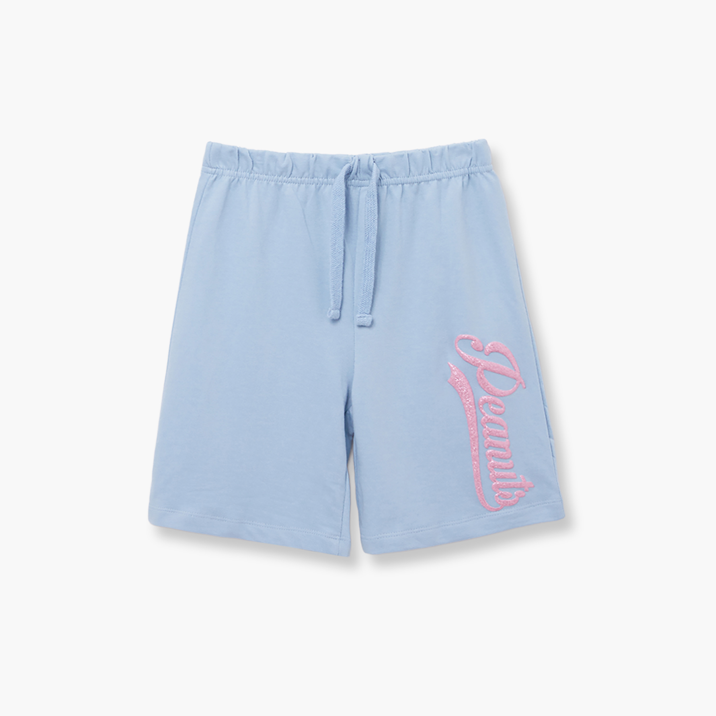 طقم تيشيرت وشورت قطني بطبعة بيناتس-girls-clothing-setsandcoords-image-4