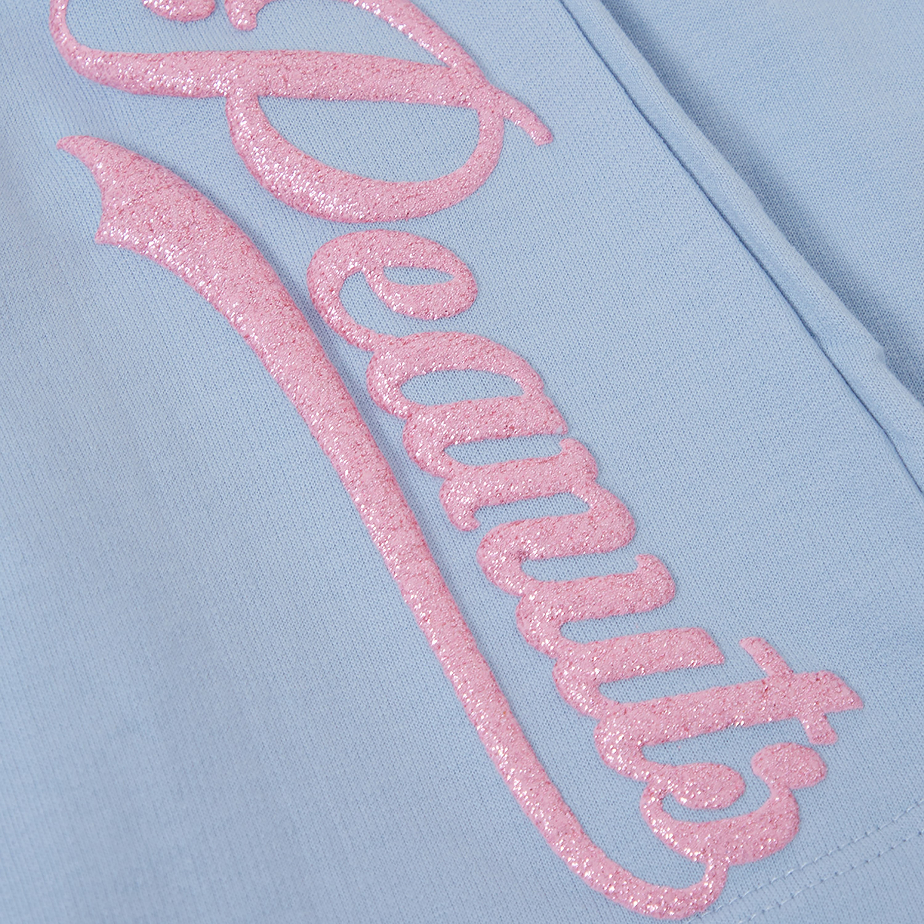 طقم تيشيرت وشورت قطني بطبعة بيناتس-girls-clothing-setsandcoords-image-1