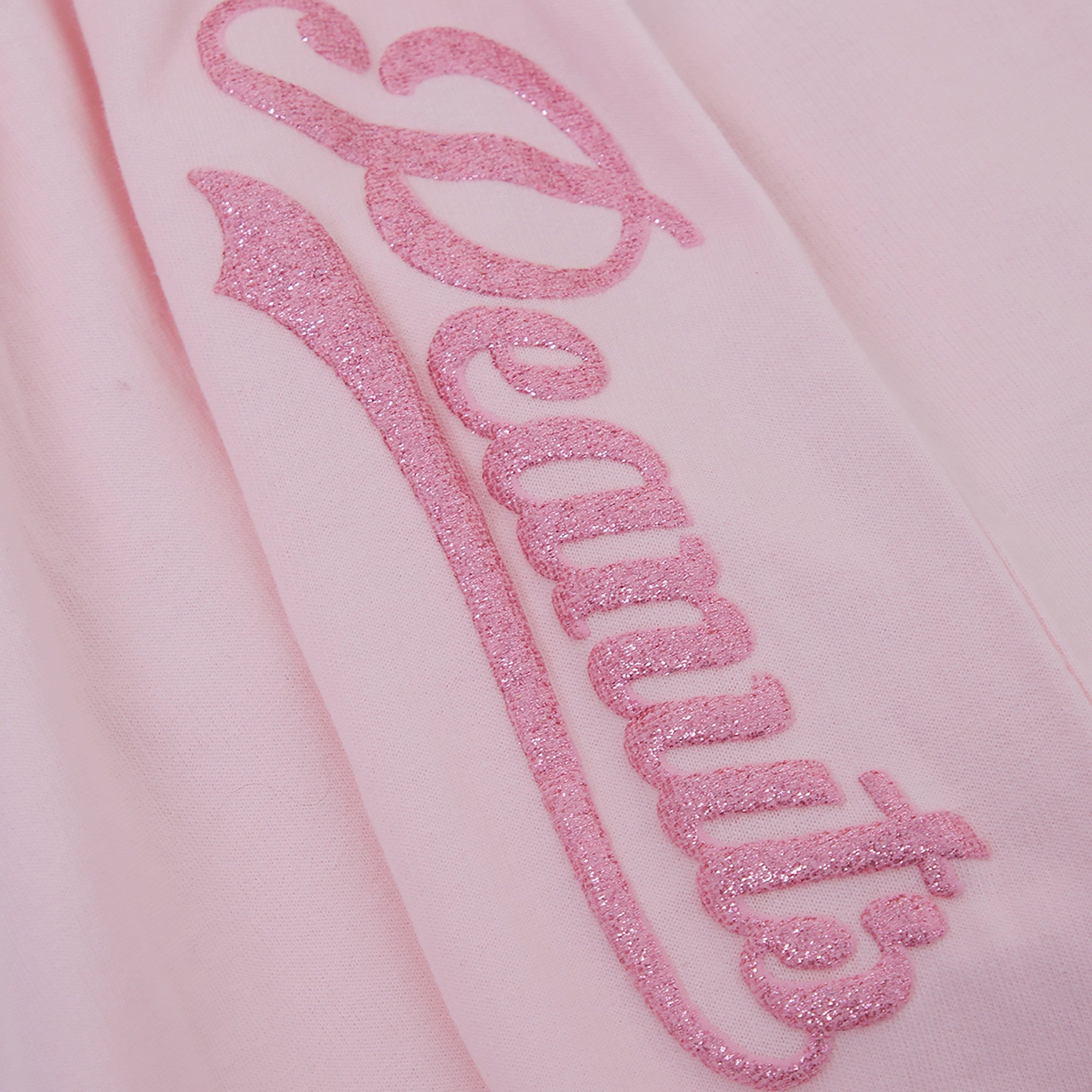 طقم تيشيرت وشورت قطني بطبعة بيناتس-girls-clothing-setsandcoords-image-3