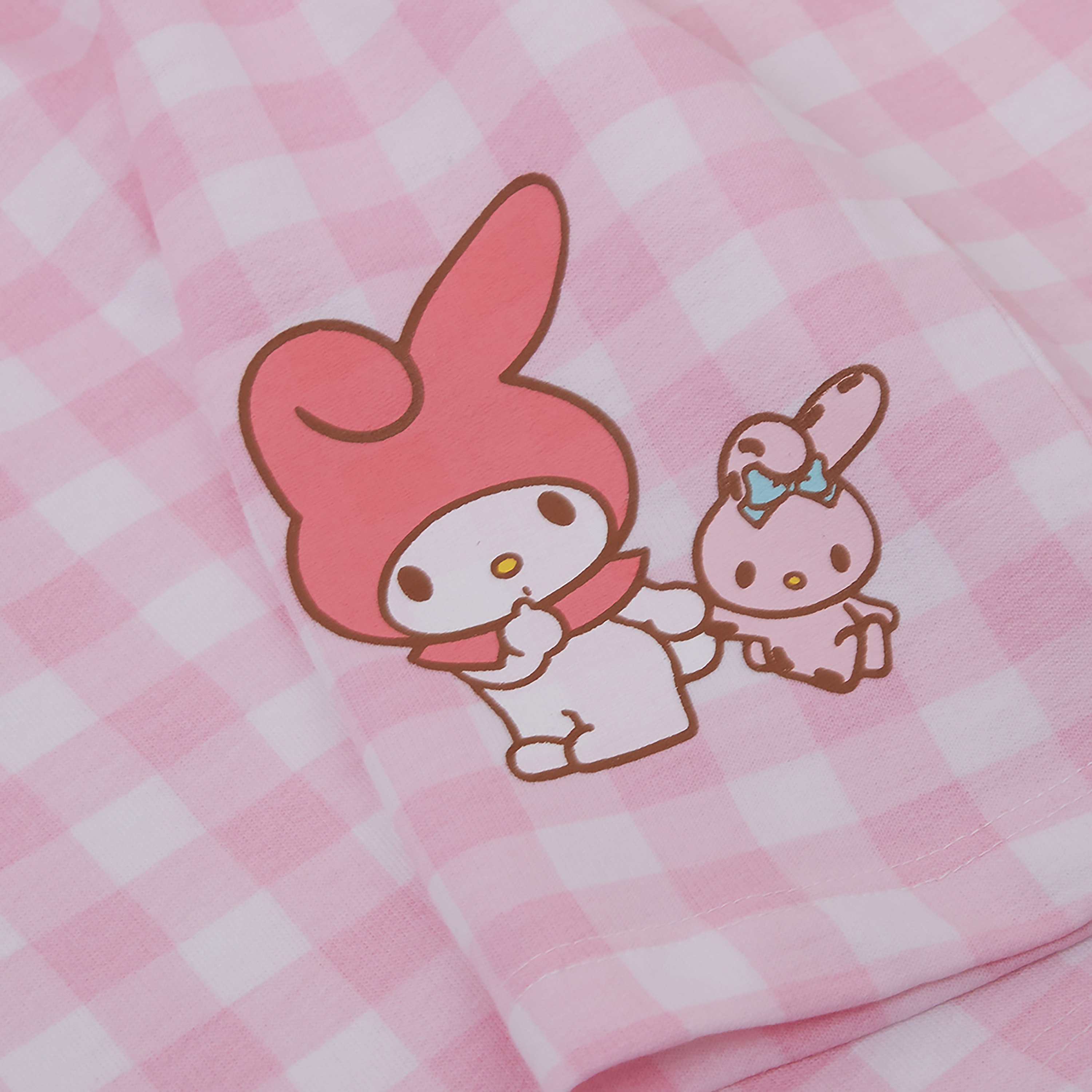 My Melody Printed Cotton T-Shirt & Shorts Set-girls-clothing-setsandcoords-image-7