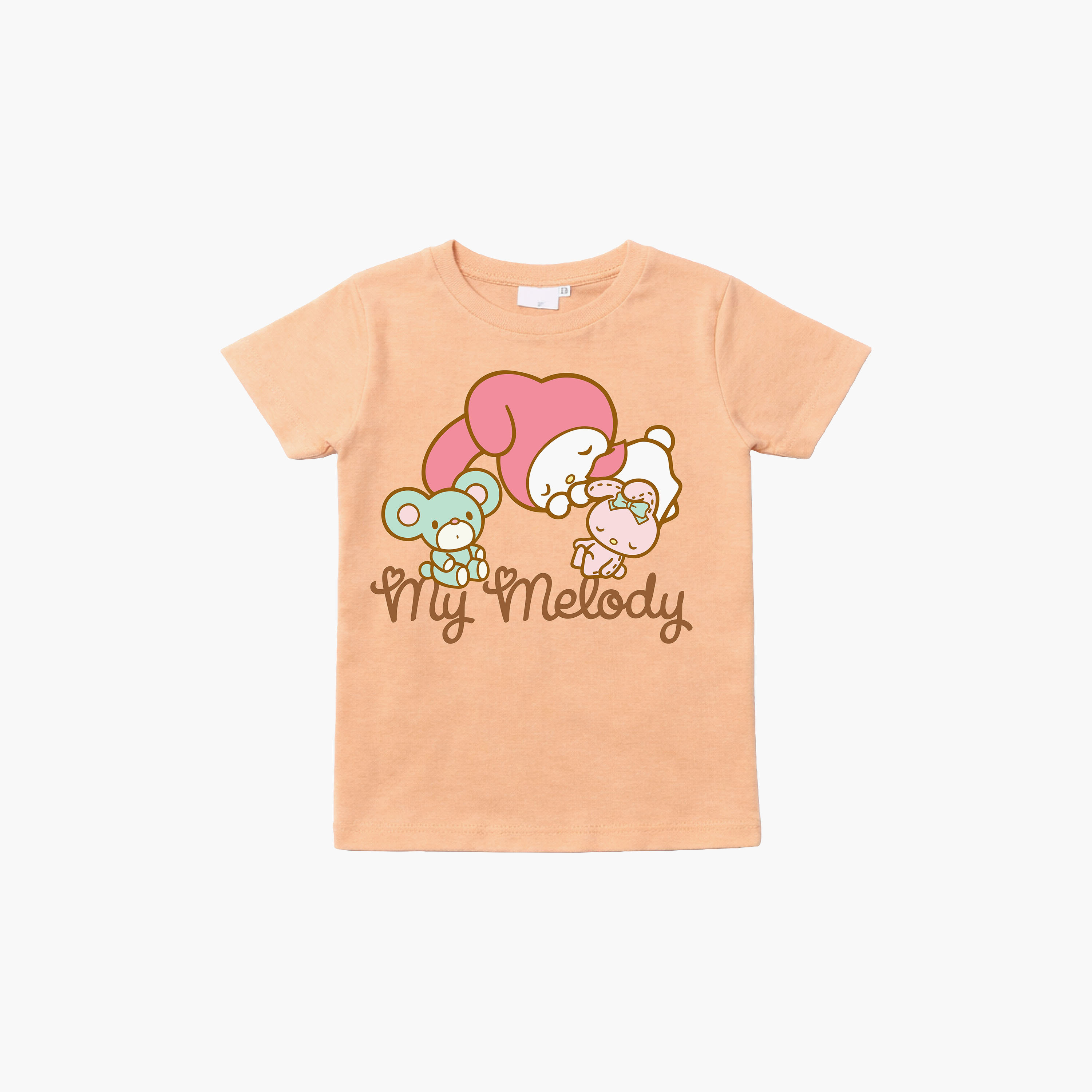 My Melody Printed Cotton T-Shirt & Shorts Set-girls-clothing-setsandcoords-image-3