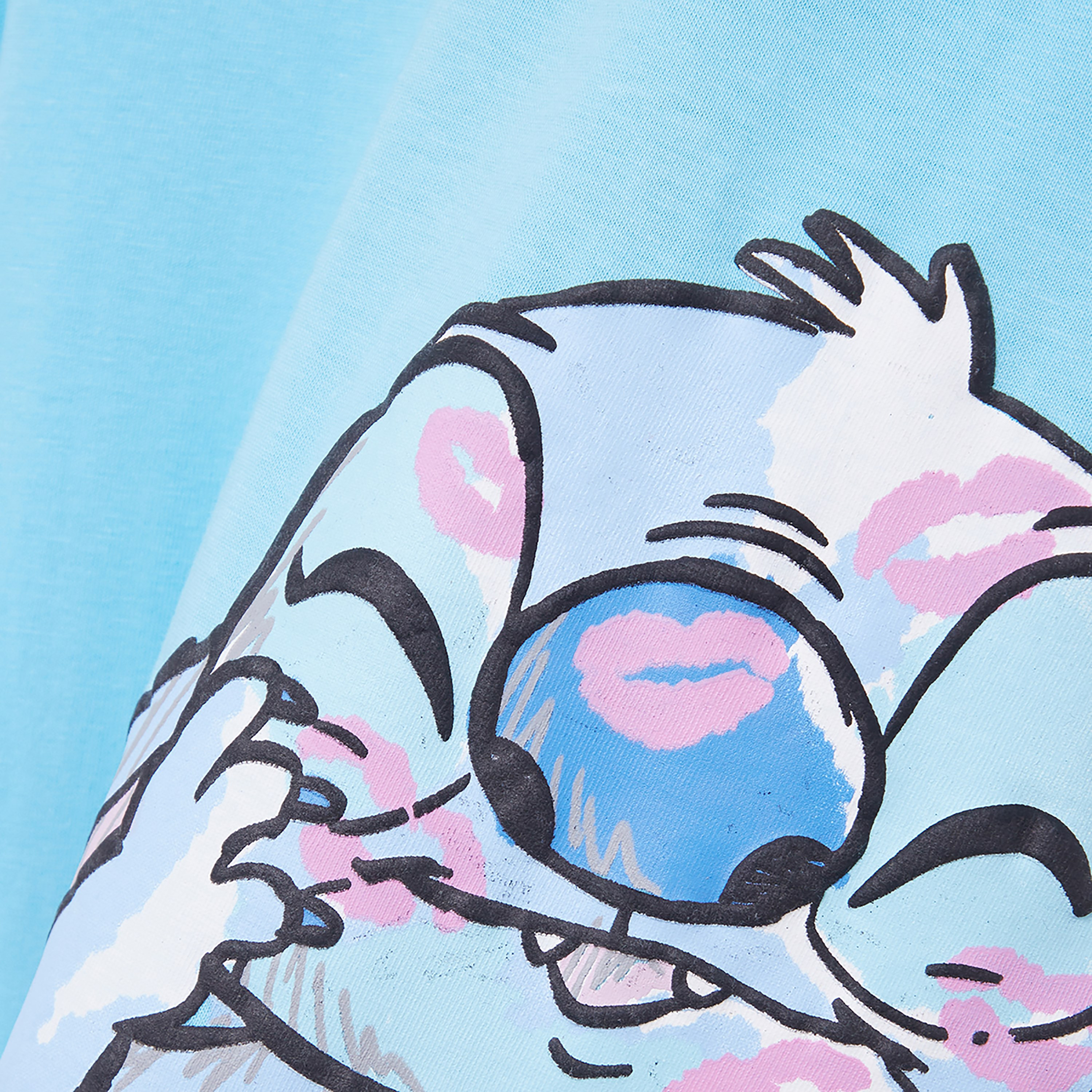 Lilo & Stitch Printed Cotton T-Shirt & Shorts Set-girls-clothing-setsandcoords-image-5