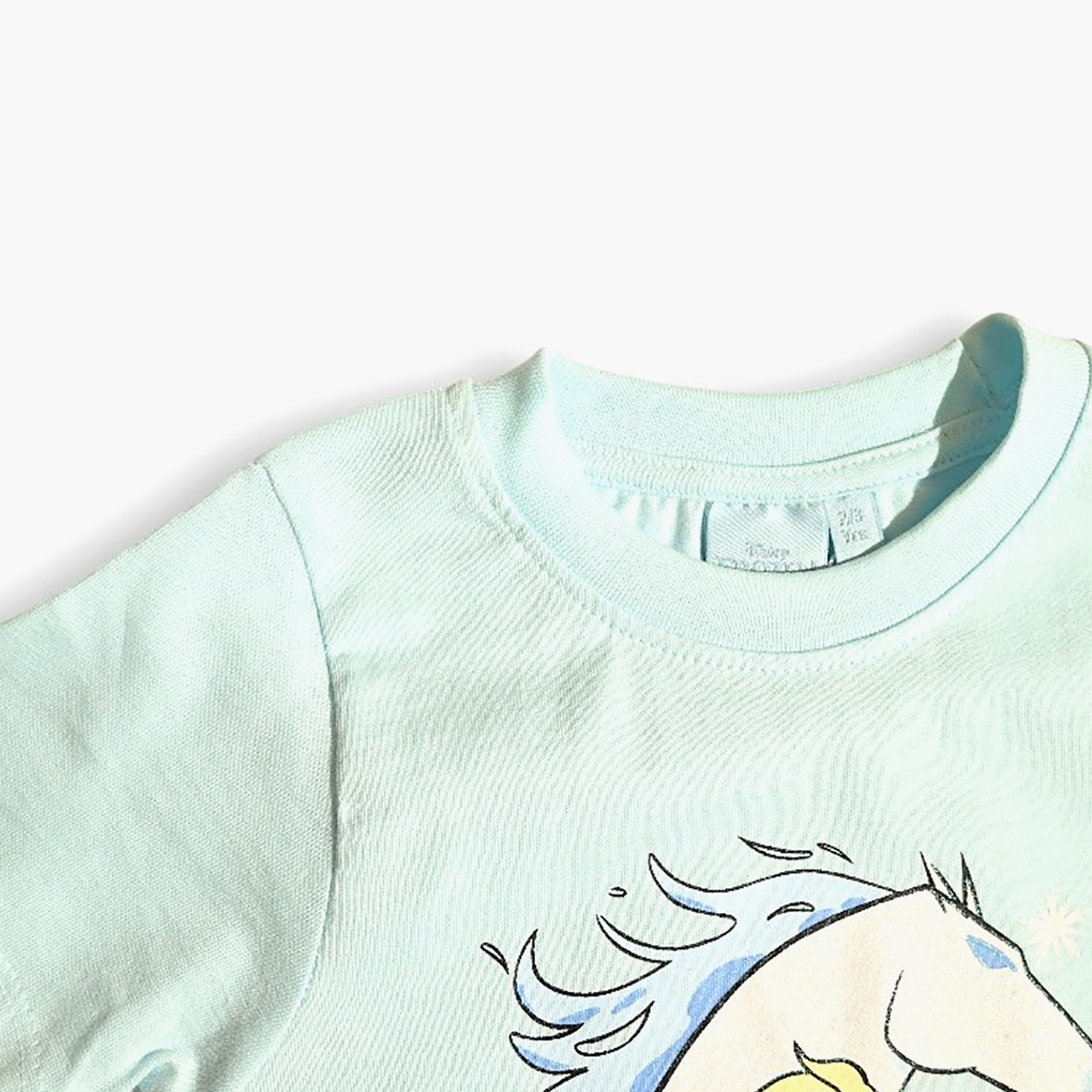 Frozen Printed Short Sleeves Round Neck T-Shirt-girls-clothing-tshirts-image-2