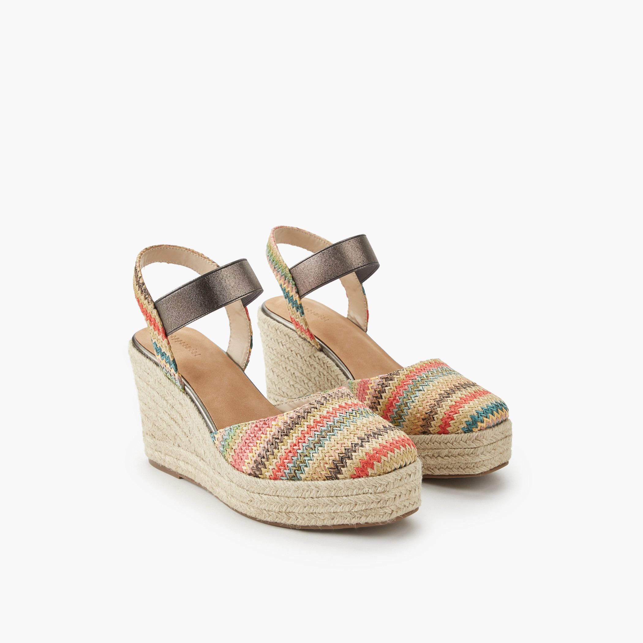 Peppermint Women Wedge Heel Espadrille Sandals-women-shoes-sandals-heeled-image-1