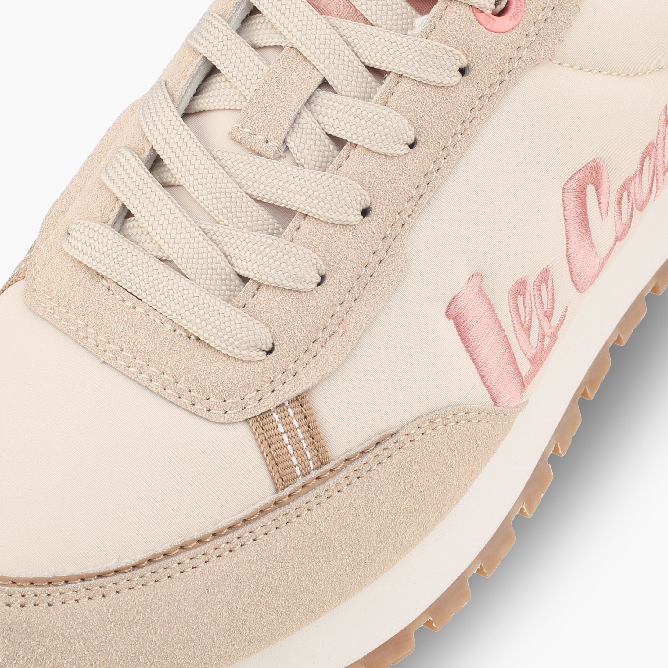 حذاء سنيكرز طول الكاحل برباط وتطريز الشعار للنساء من لي كوبر-women-shoes-sneakers-image-4