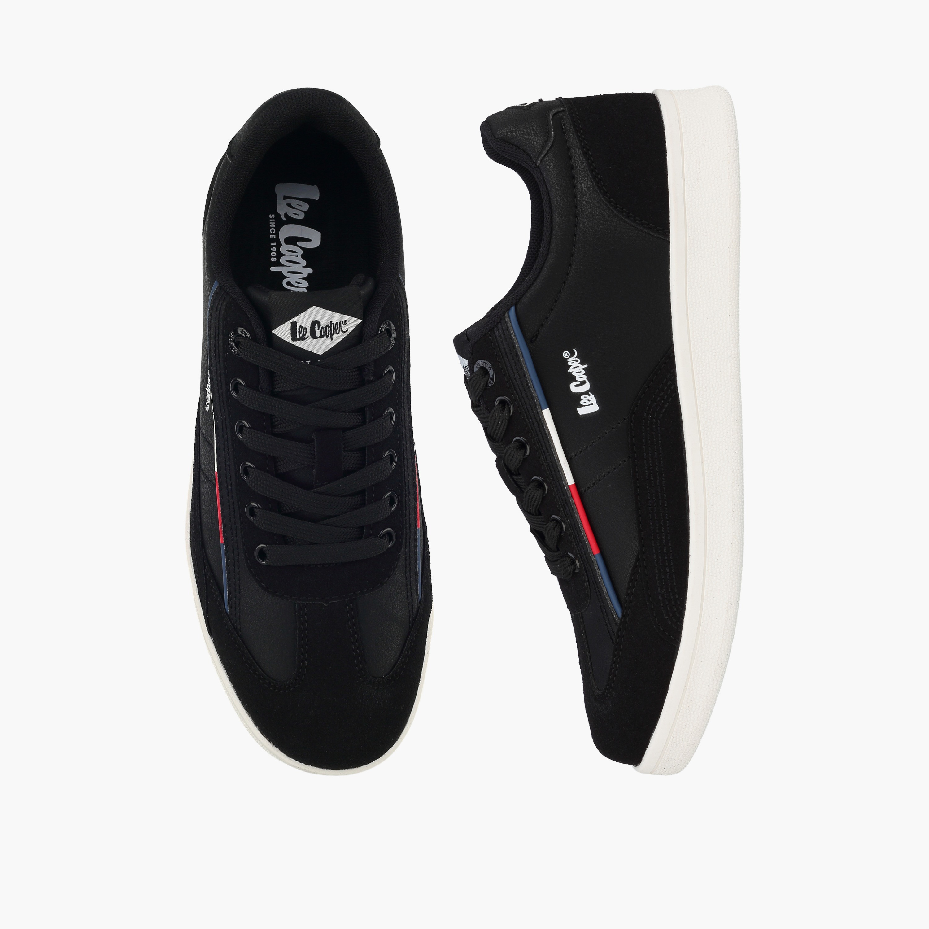 حذاء سنيكرز برباط إغلاق وطبعات شعار للنساء من لي كوبر-women-shoes-sneakers-image-1