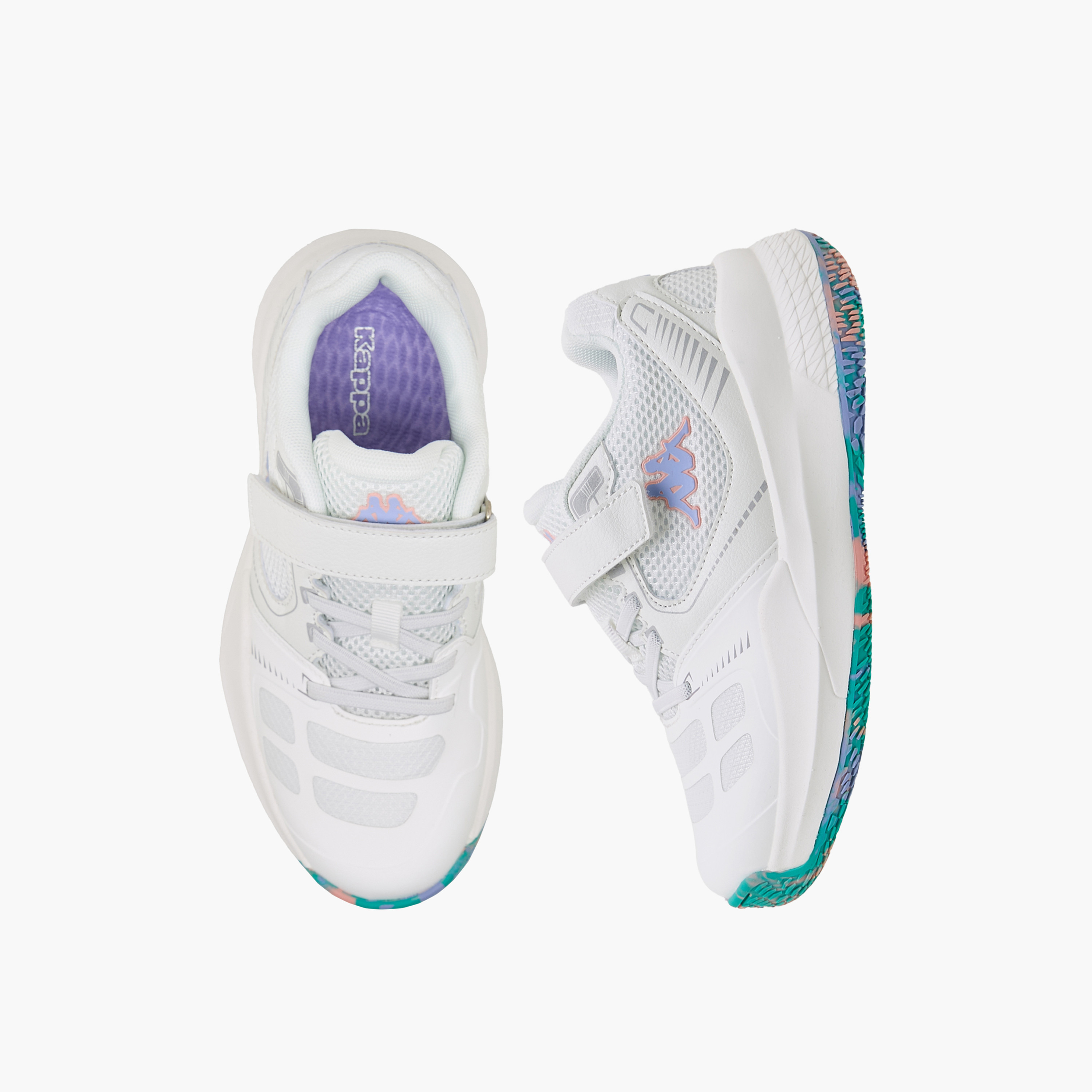 Kappa Girls Hook & Loop Padel Shoes-girls-shoes-sports-image-1