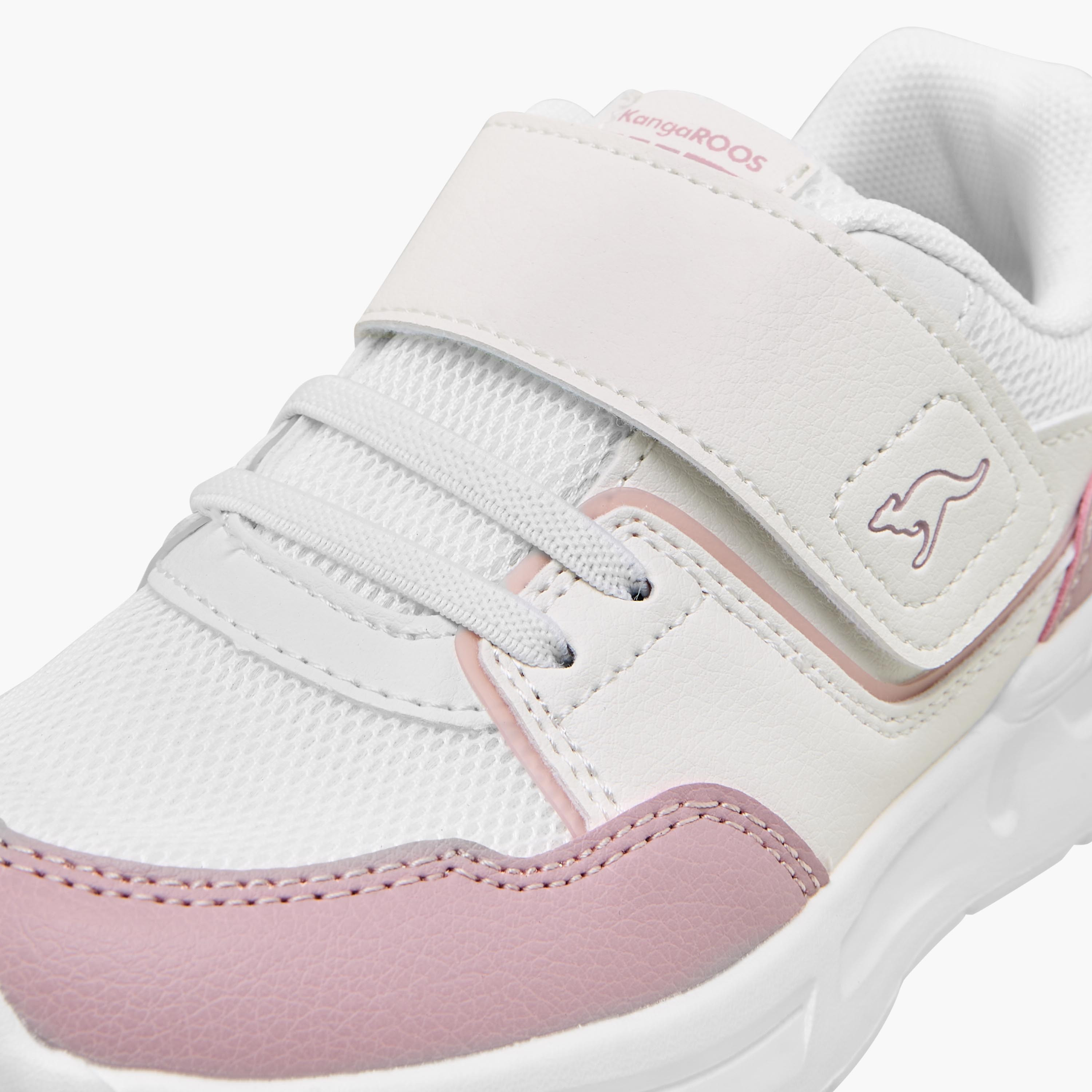 KangaROOS Girls Hook & Loop Sports Shoes-girls-shoes-sports-image-4