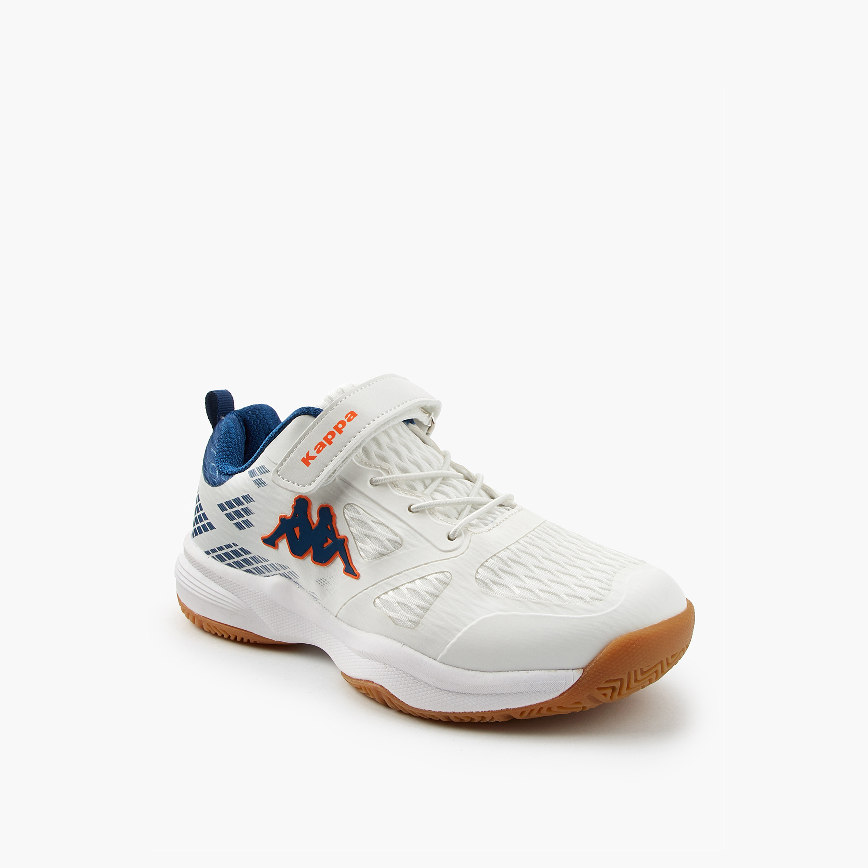 Kappa Boys' Hook and Look Closure Badminton Shoes-boys-shoes-sports-image-3