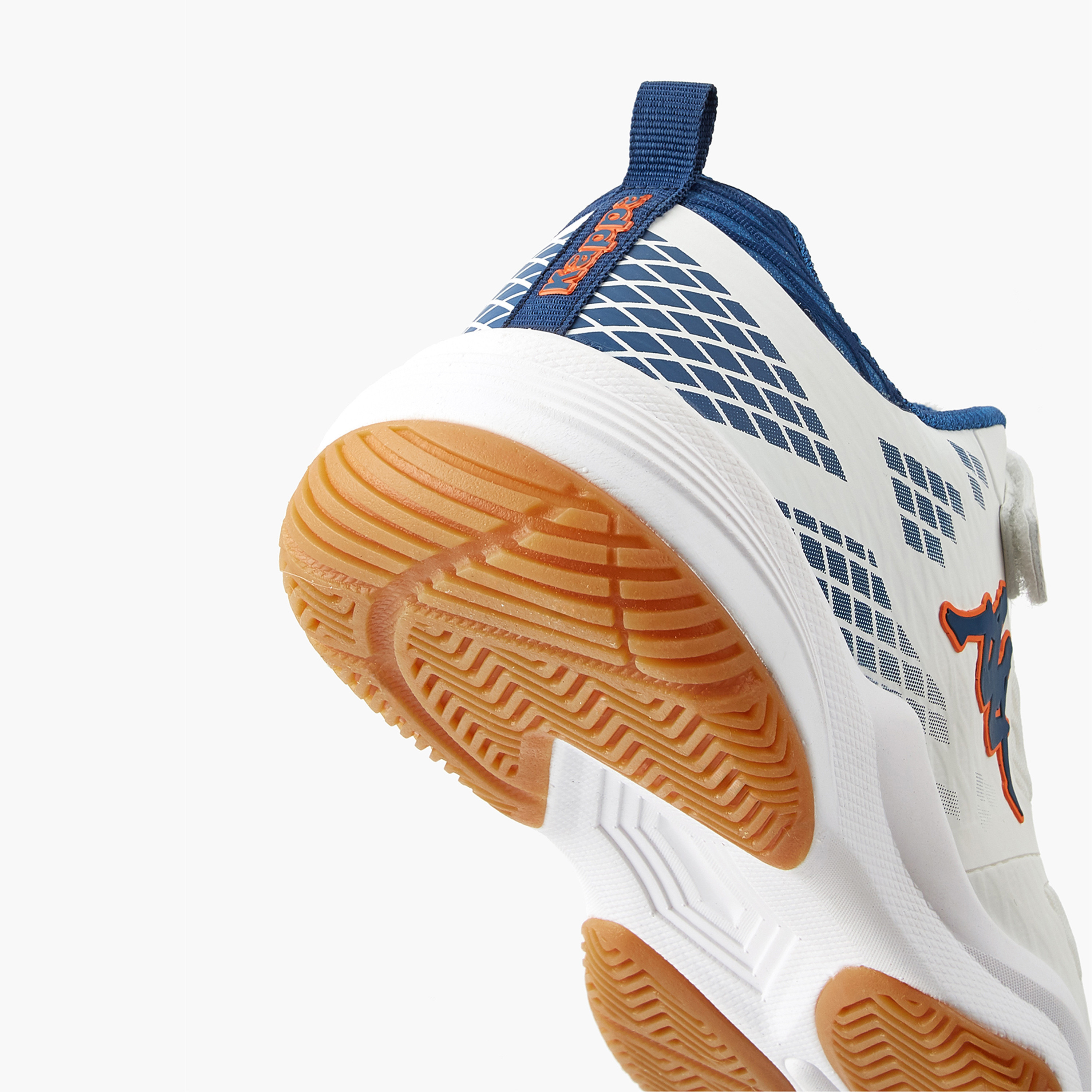 Kappa Boys' Hook and Look Closure Badminton Shoes-boys-shoes-sports-image-5