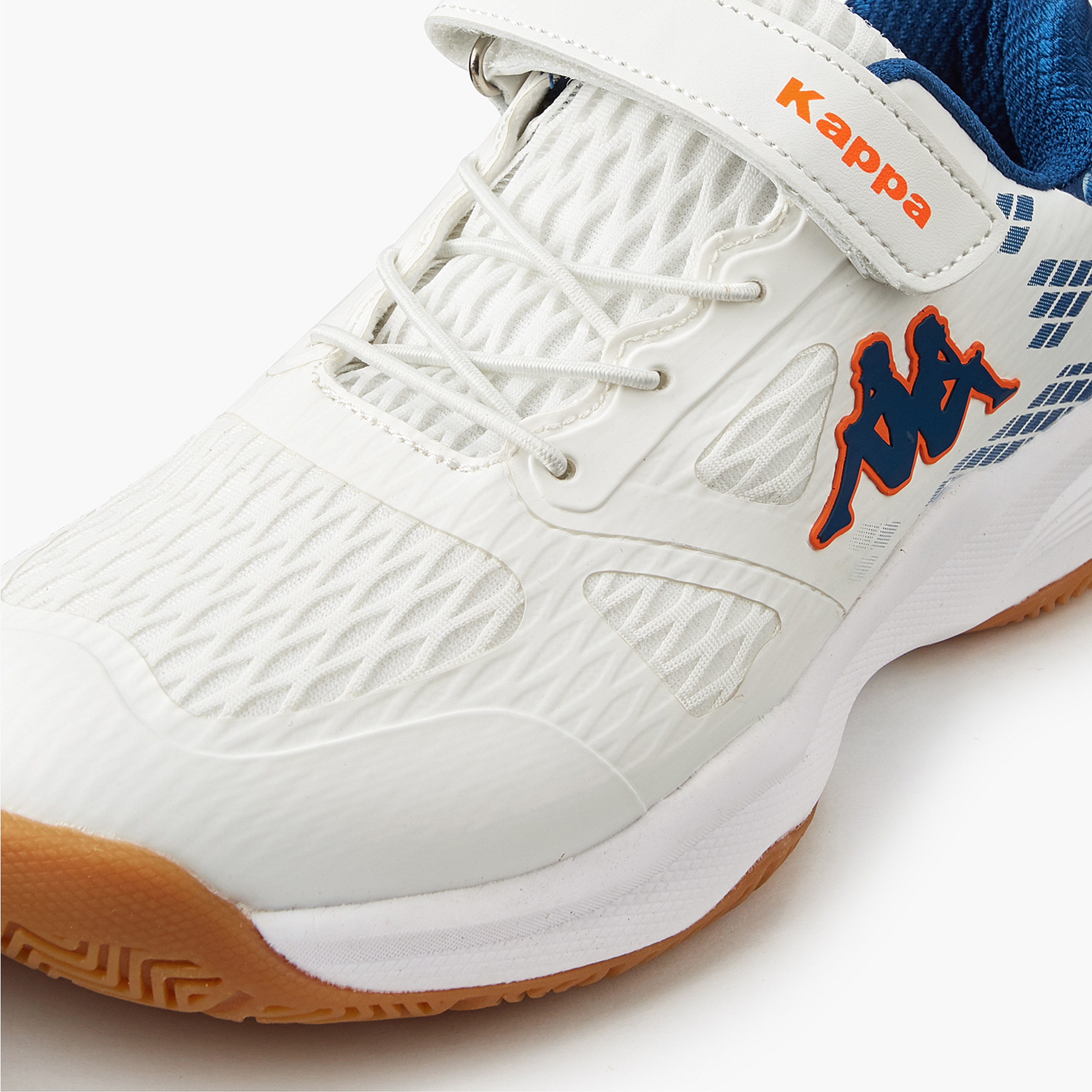 Kappa Boys' Hook and Look Closure Badminton Shoes-boys-shoes-sports-image-4