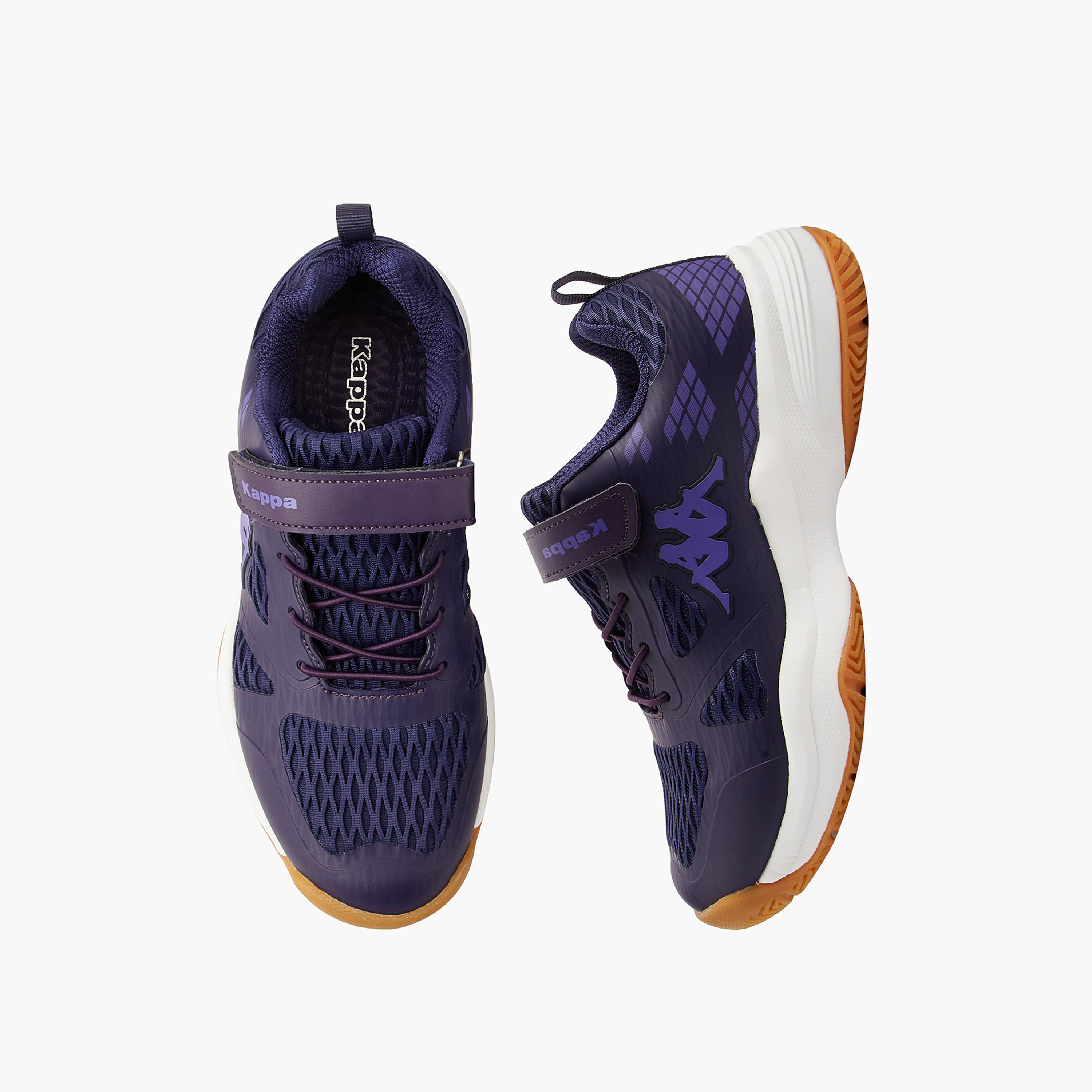 Kappa Girls Lace-Up Badminton Shoes-girls-shoes-sports-image-1