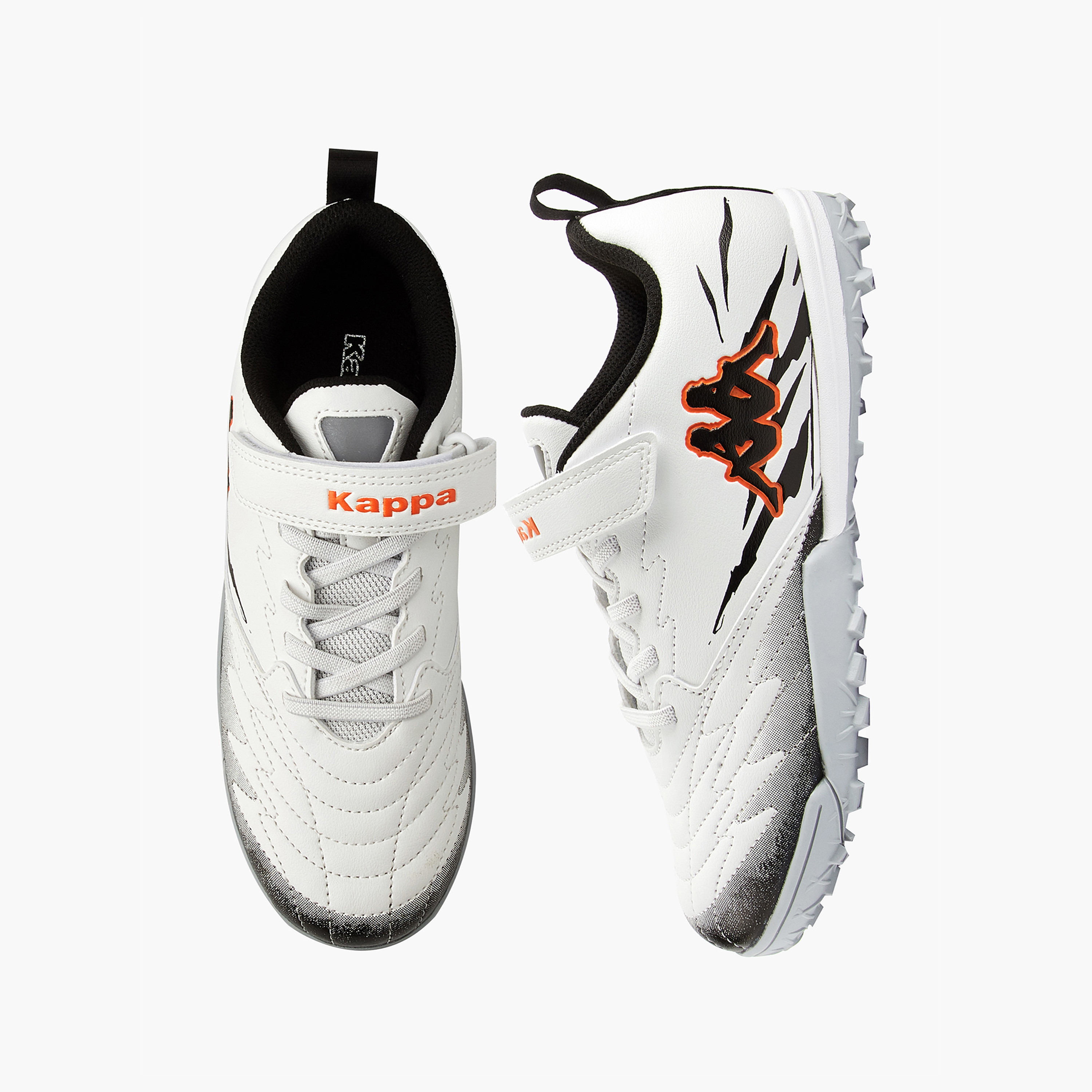 Kappa Loop Shop Kappa Kids Hook and Loop Football Turf Shoes with Pull Tab Online ...