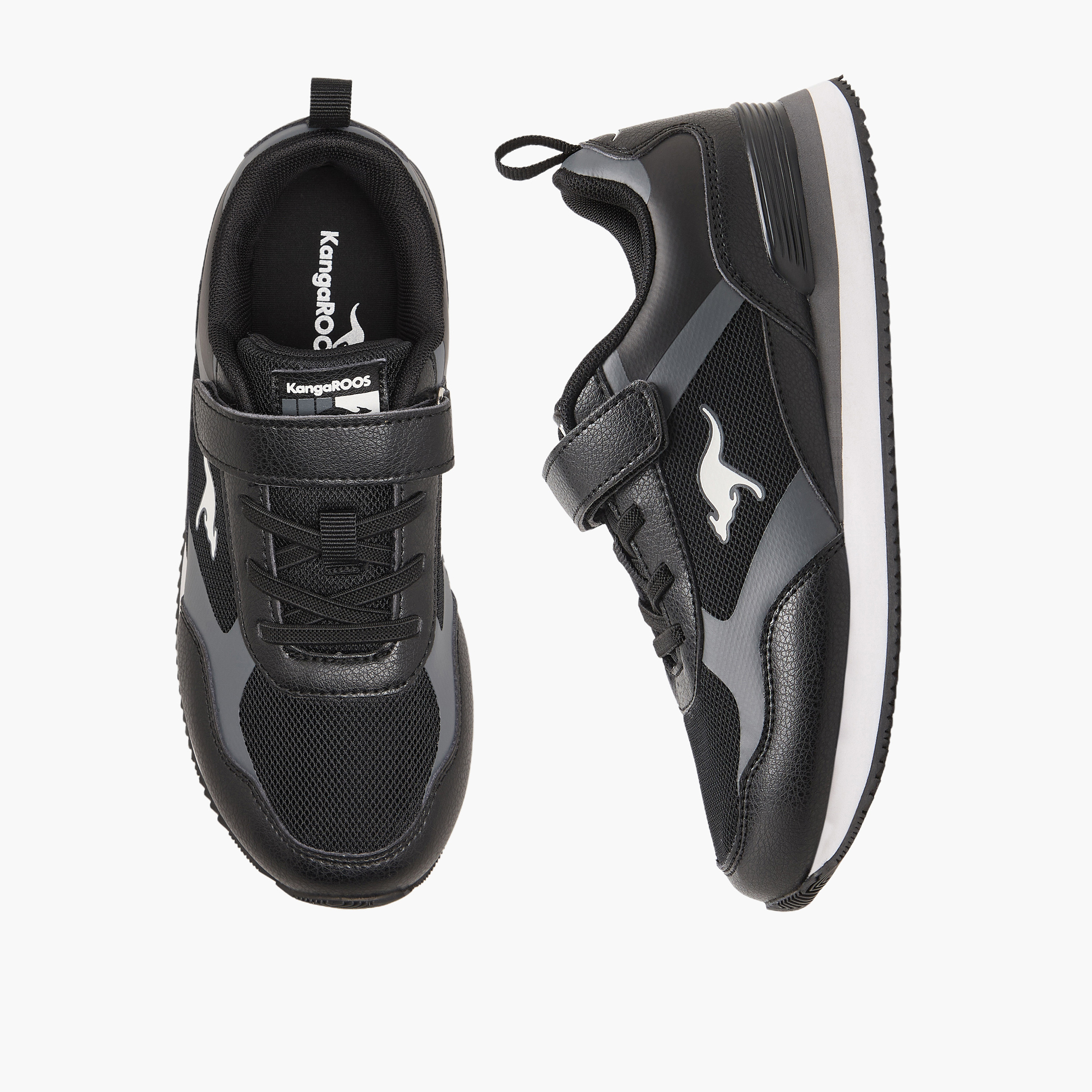 KangaROOS Girls Hook & Loop Sports Shoes-girls-shoes-sneakers-image-1