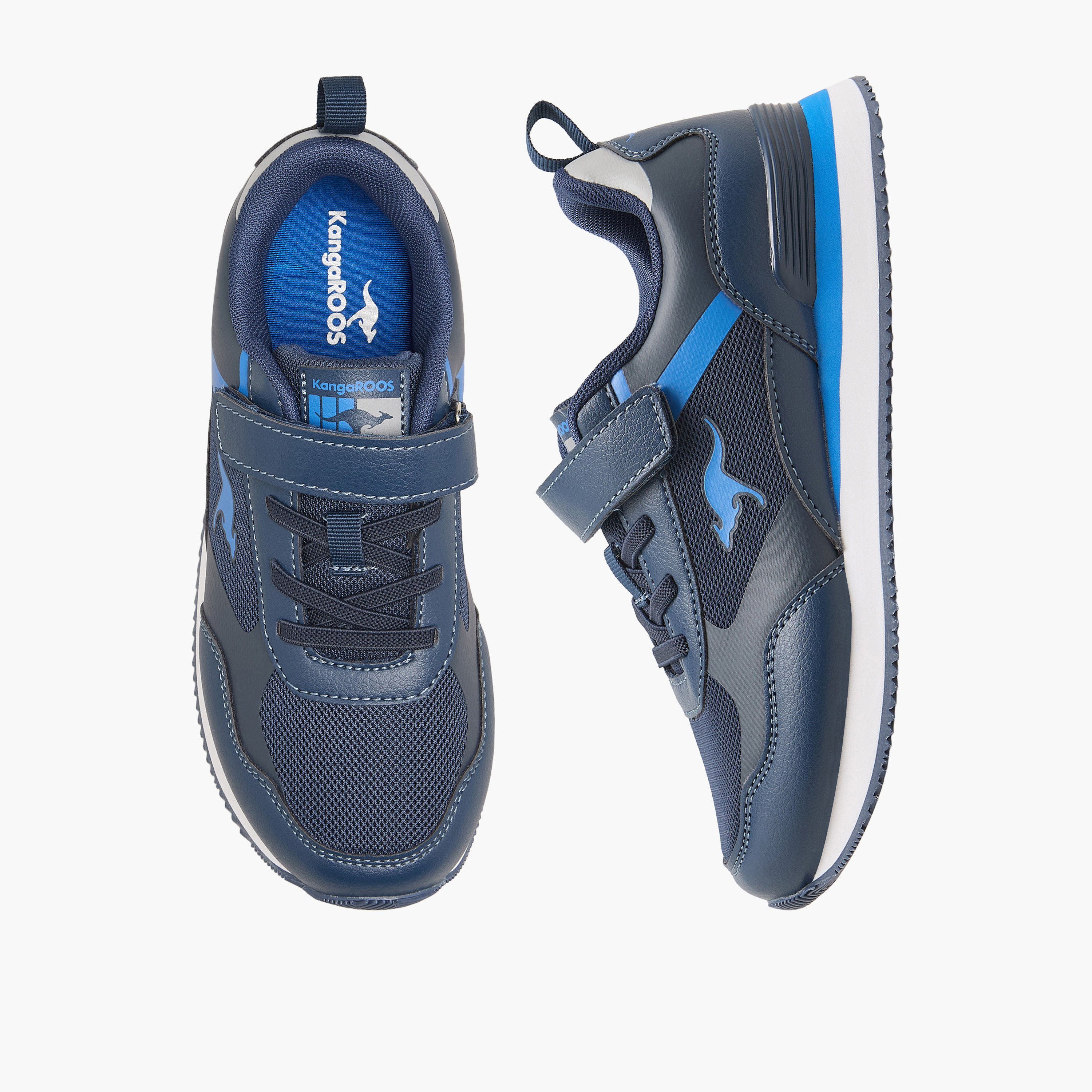 حذاء رياضي للفتيات بشريط لاصق من كانجاروز-girls-shoes-sneakers-image-1