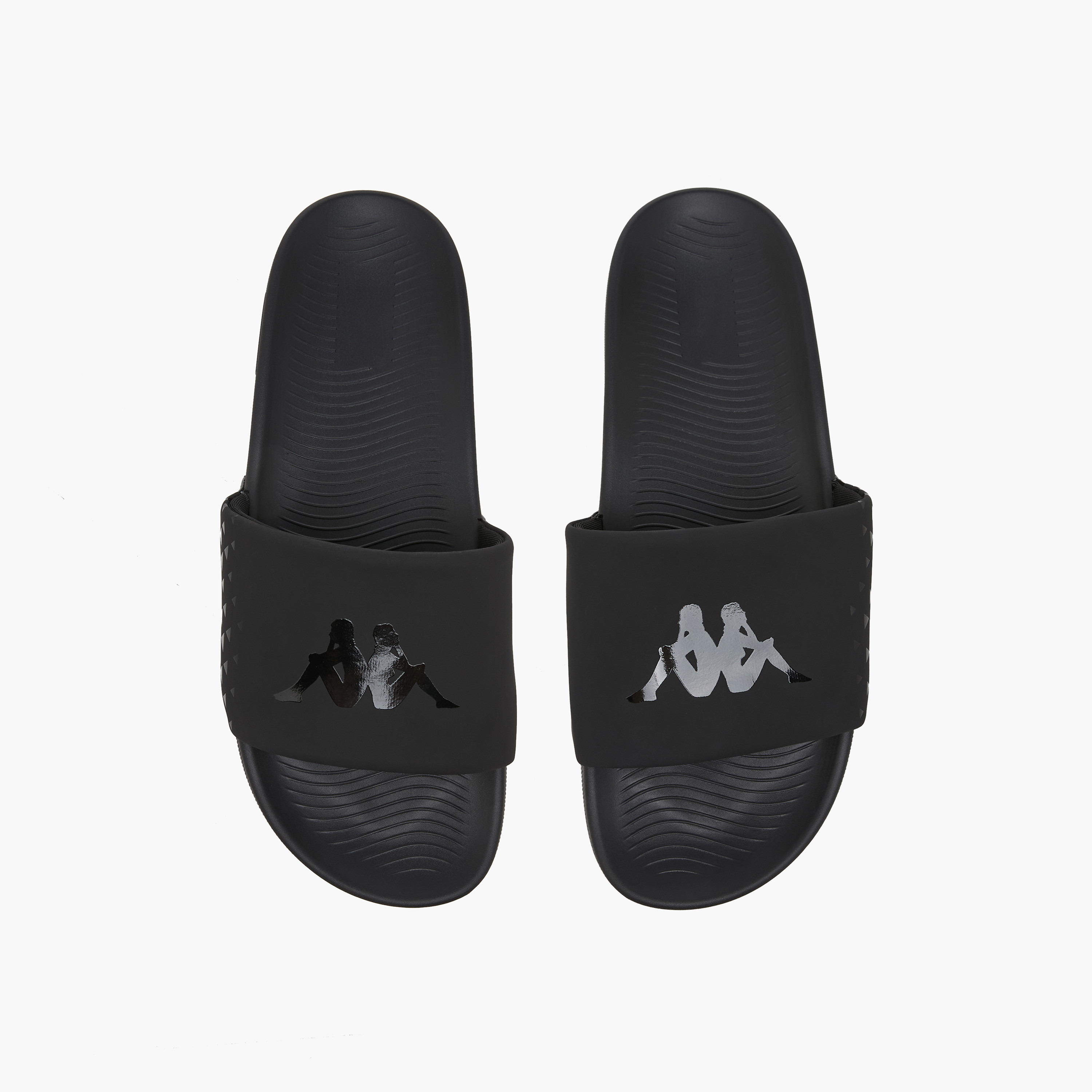 Kappa Men Men Logo Print Slides-men-shoes-flipflopsandslides-image-1