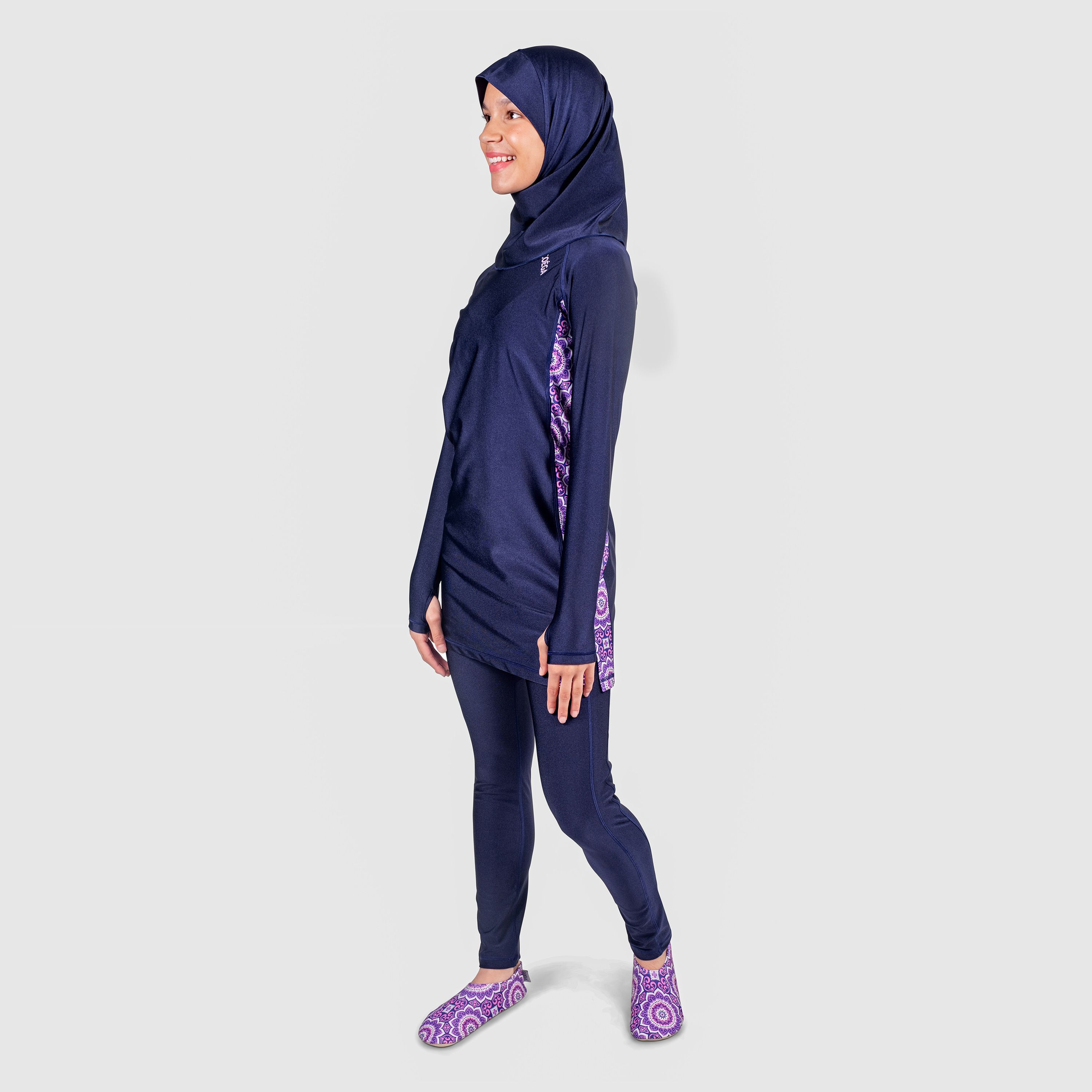كويغا-  ملابس سباحة محتشمة ثلاث قطع للبنات-sports-girls-clothing-swimwear-image-3