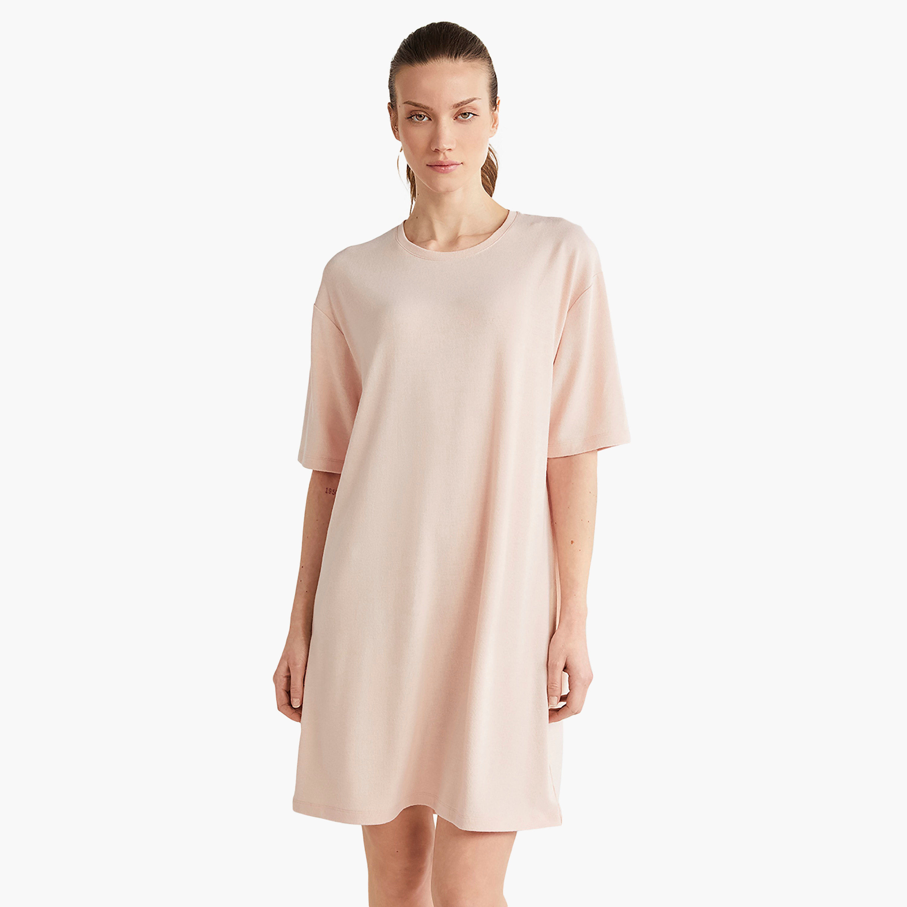 طقم رداء مع تي شيرت برقبة دائرية مزخرفة بالزهور وبنطلون ورداء نسائي من كاثرينز-women-clothing-nightwear-pyjamas-longsets-image-8