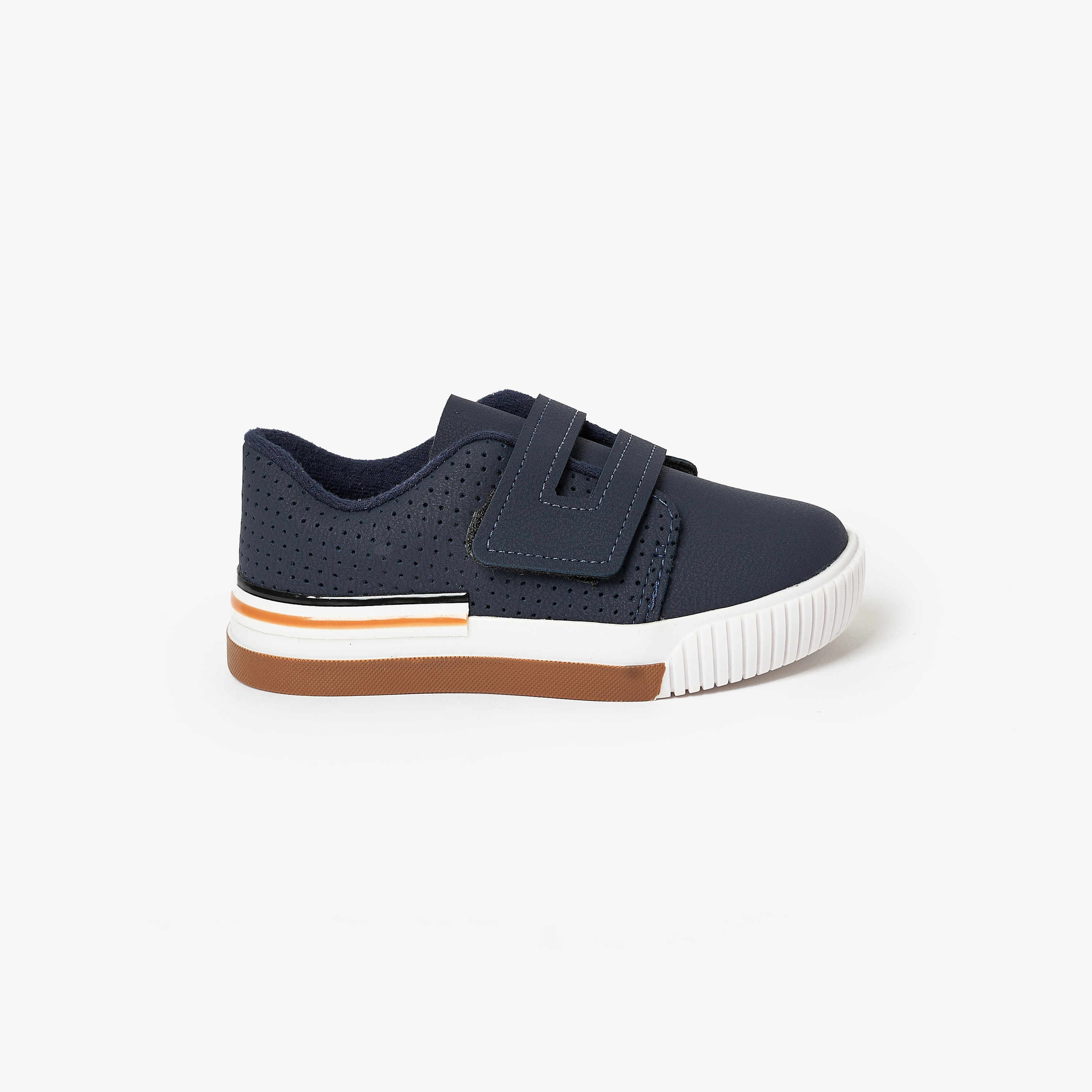 Molekinho by Geoomnii Boys Perforated Velcro Casual Shoes | 2615-101-14611-33553        -boys-shoes-loafers-image-2