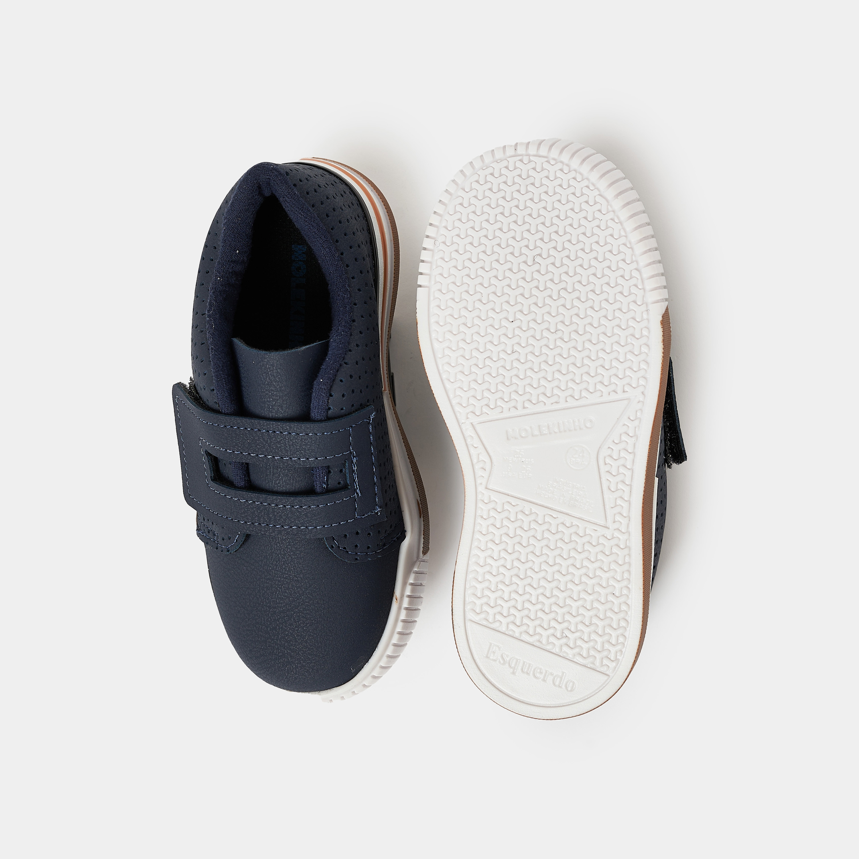 Molekinho by Geoomnii Boys Perforated Velcro Casual Shoes | 2615-101-14611-33553        -boys-shoes-loafers-image-5