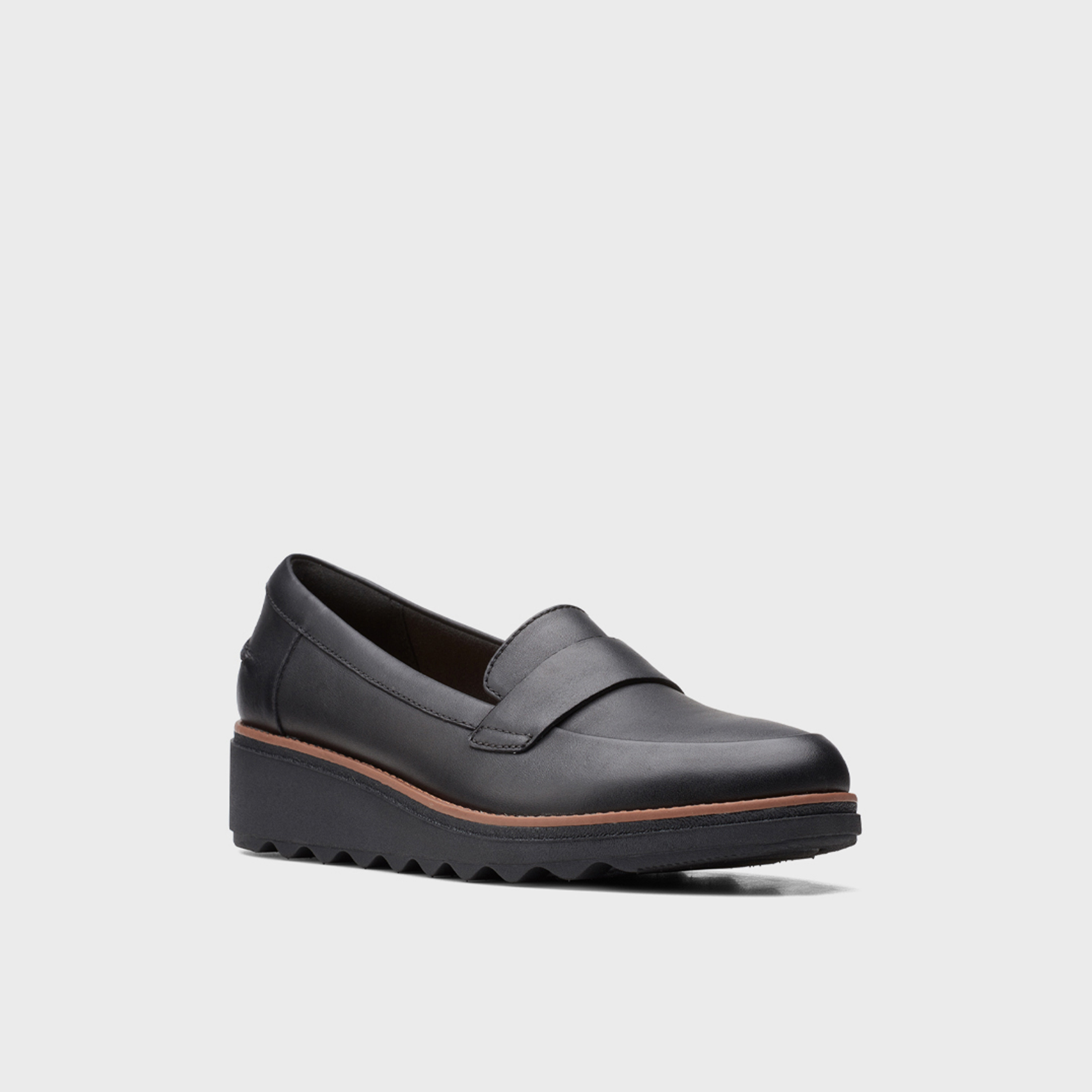 Clarks Womens Slip-On Sharon Gracie Wedge Loafers | 26156816-women-shoes-loafersandmoccasins-image-1