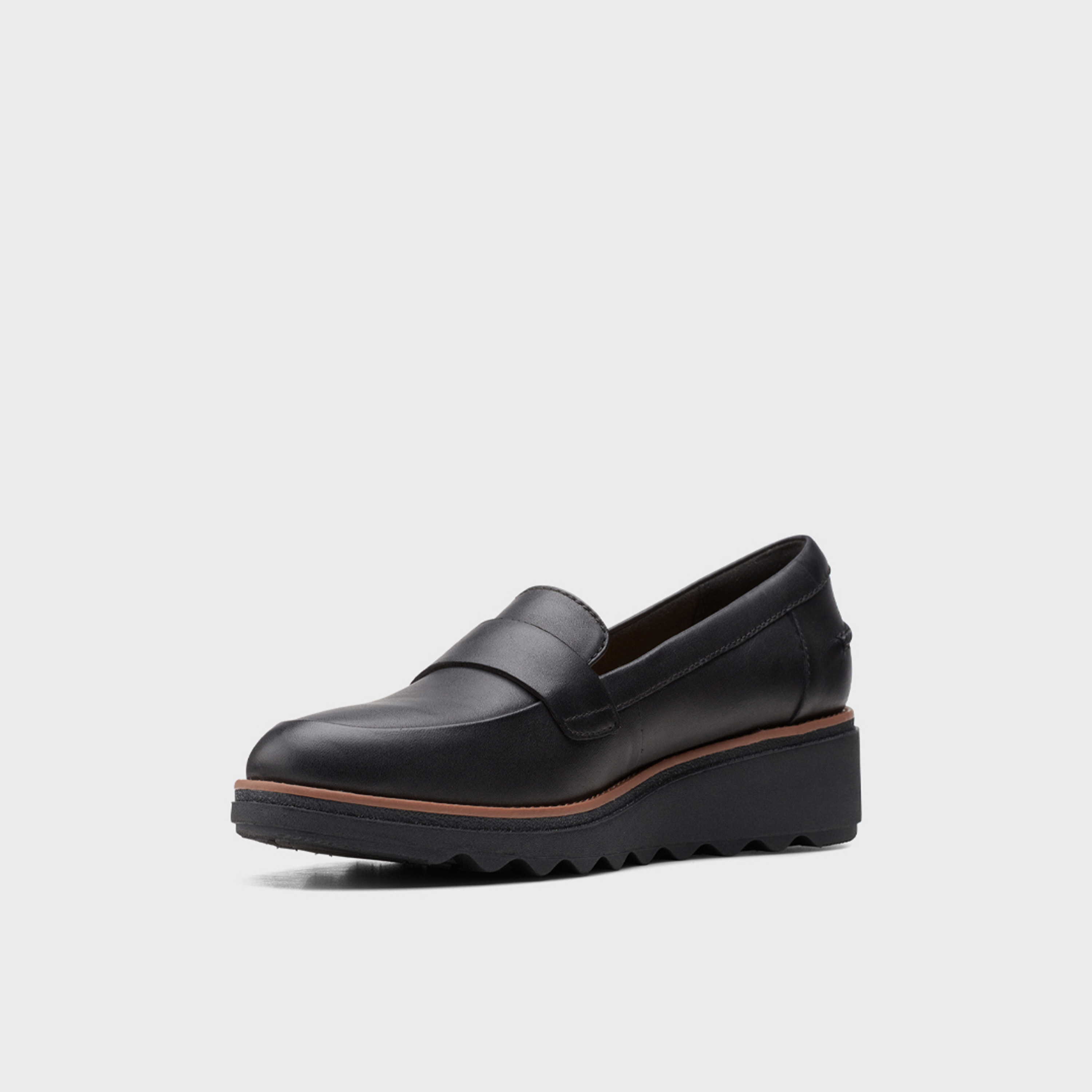 أحذية كلاركس النسائية سهلة الارتداء شارون غرايسي ذات الكعب العريض | 26156816-women-shoes-loafersandmoccasins-image-4