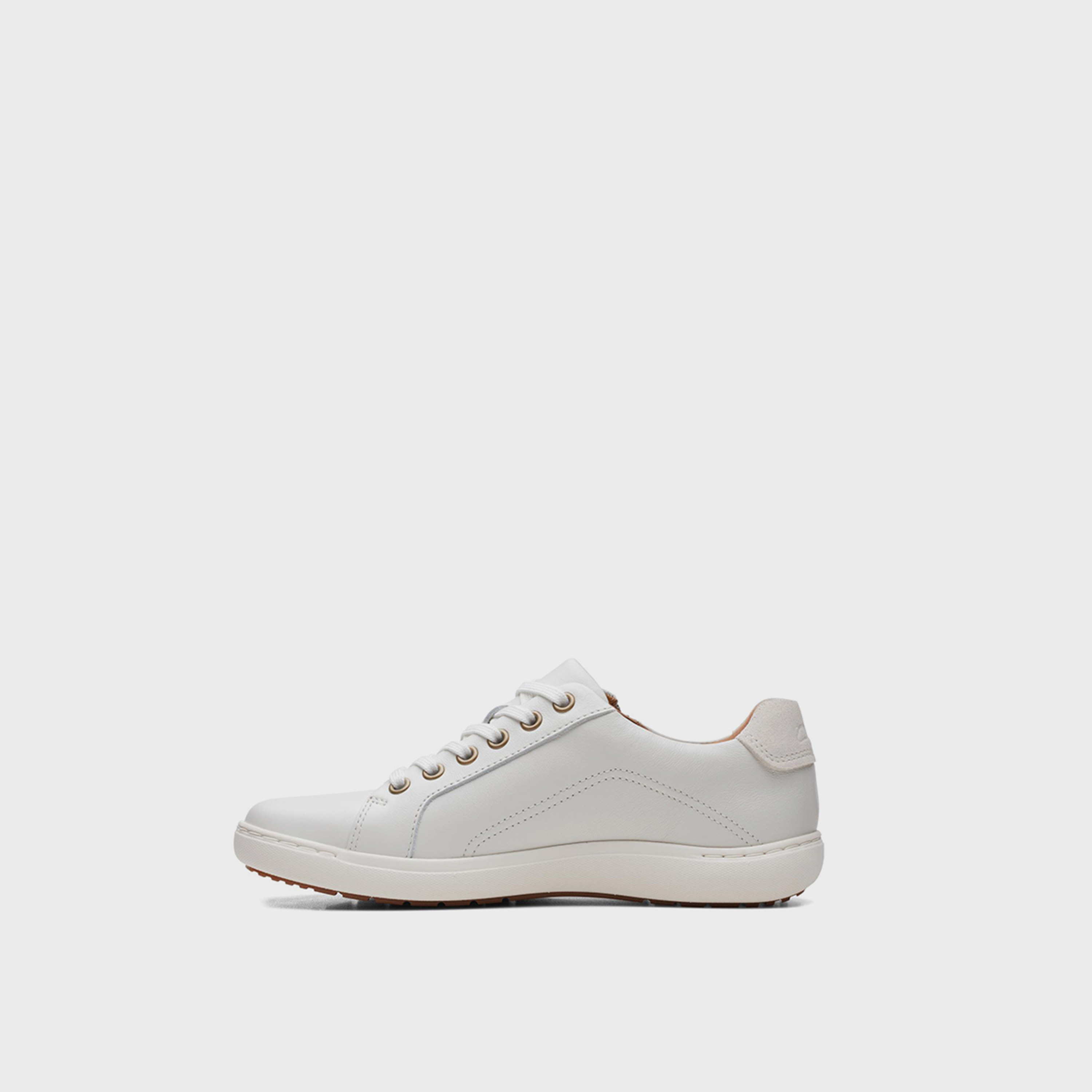 Clarks Womens Lace-Up Nalle Lace Flat Low Ankle Sneakers | 26165001-women-shoes-sneakers-image-3
