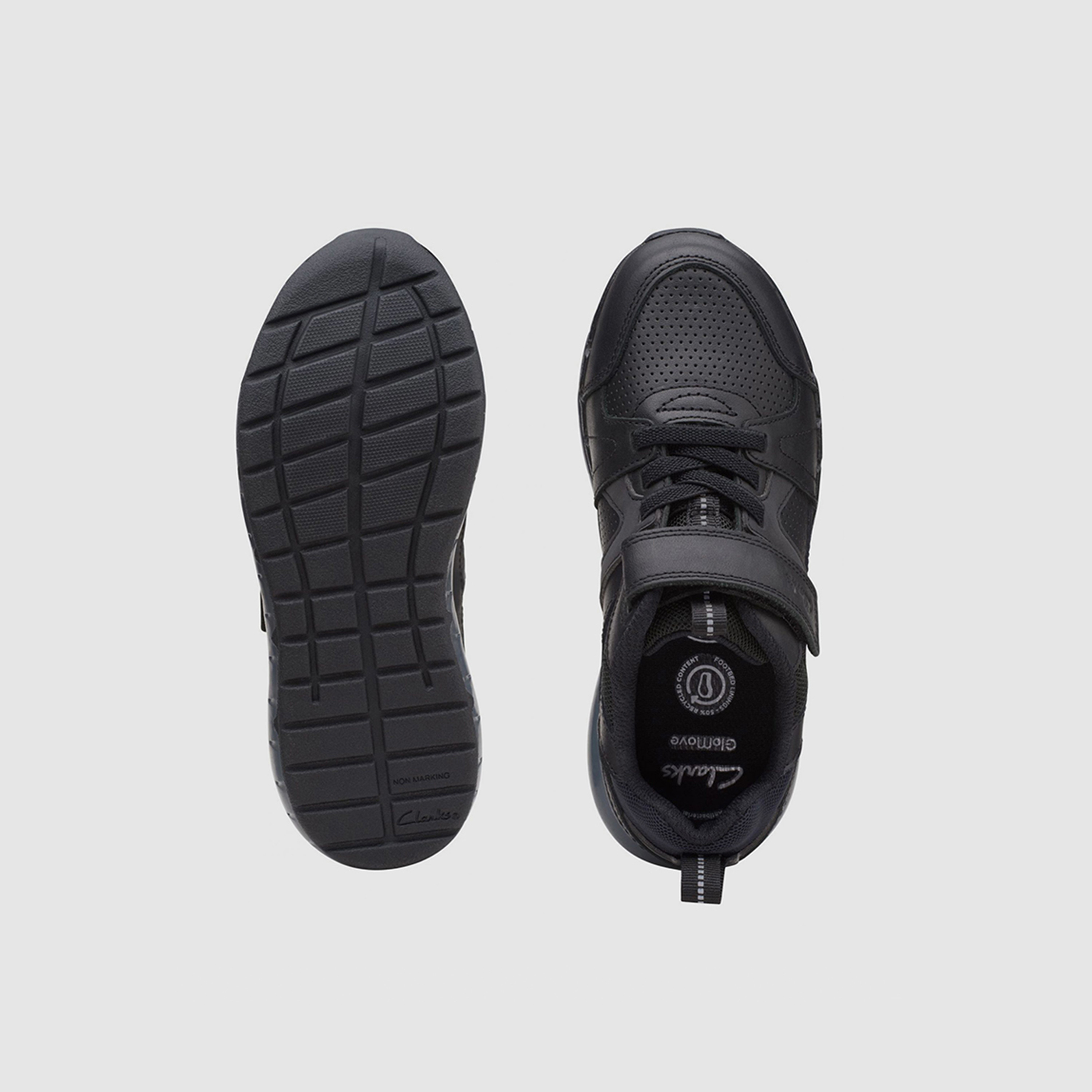 Clarks Kid's Hook & Loop Spark Beam Sneakers | 26167922-girls-shoes-sneakers-image-4
