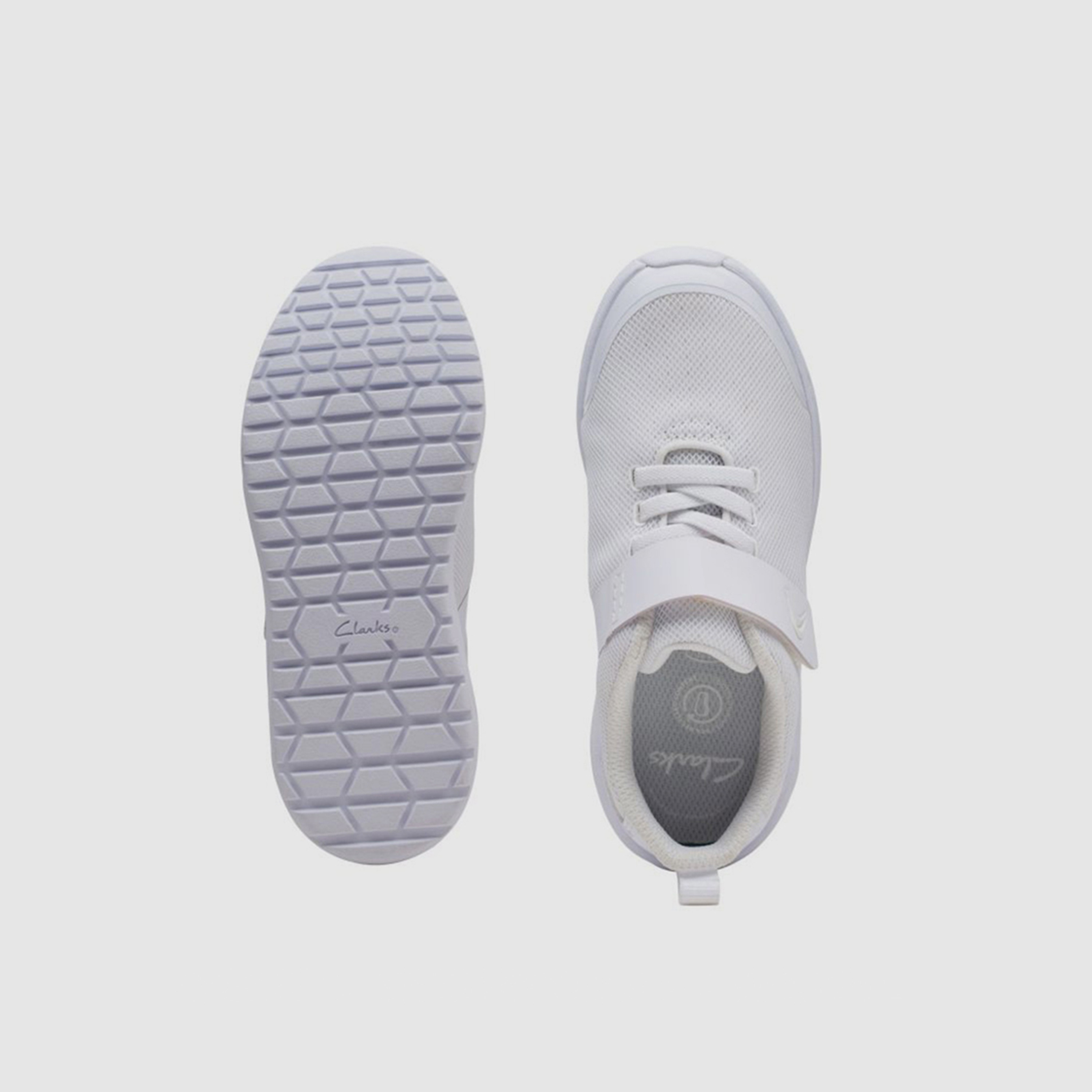 Clarks Kid's Hook & Loop Aeon Pace Sneakers | 26168532-girls-shoes-sneakers-image-4