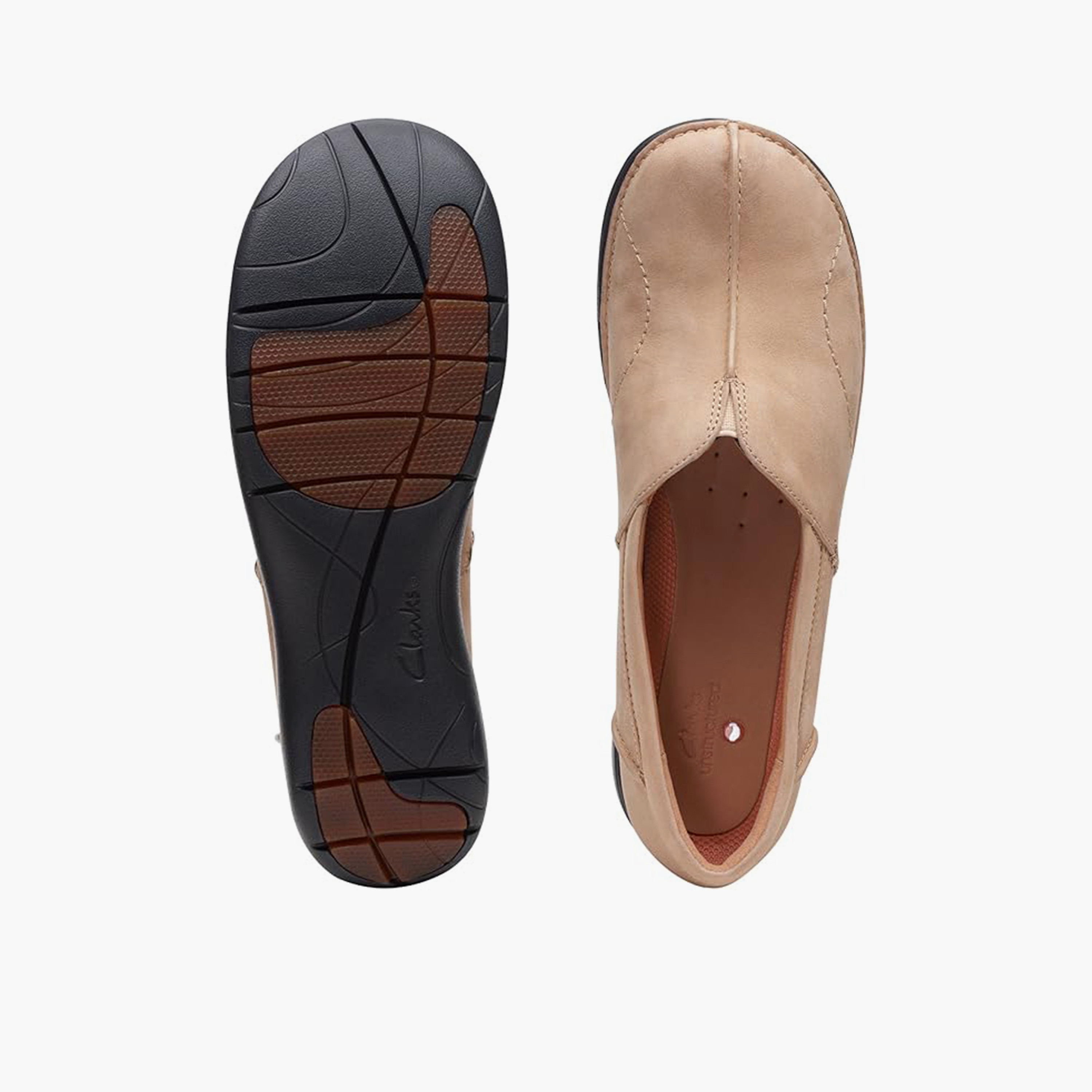 كلاركس - حذاء مسطح للنساء سهل الارتداء بدون رباط | 26169794-women-shoes-loafersandmoccasins-image-3