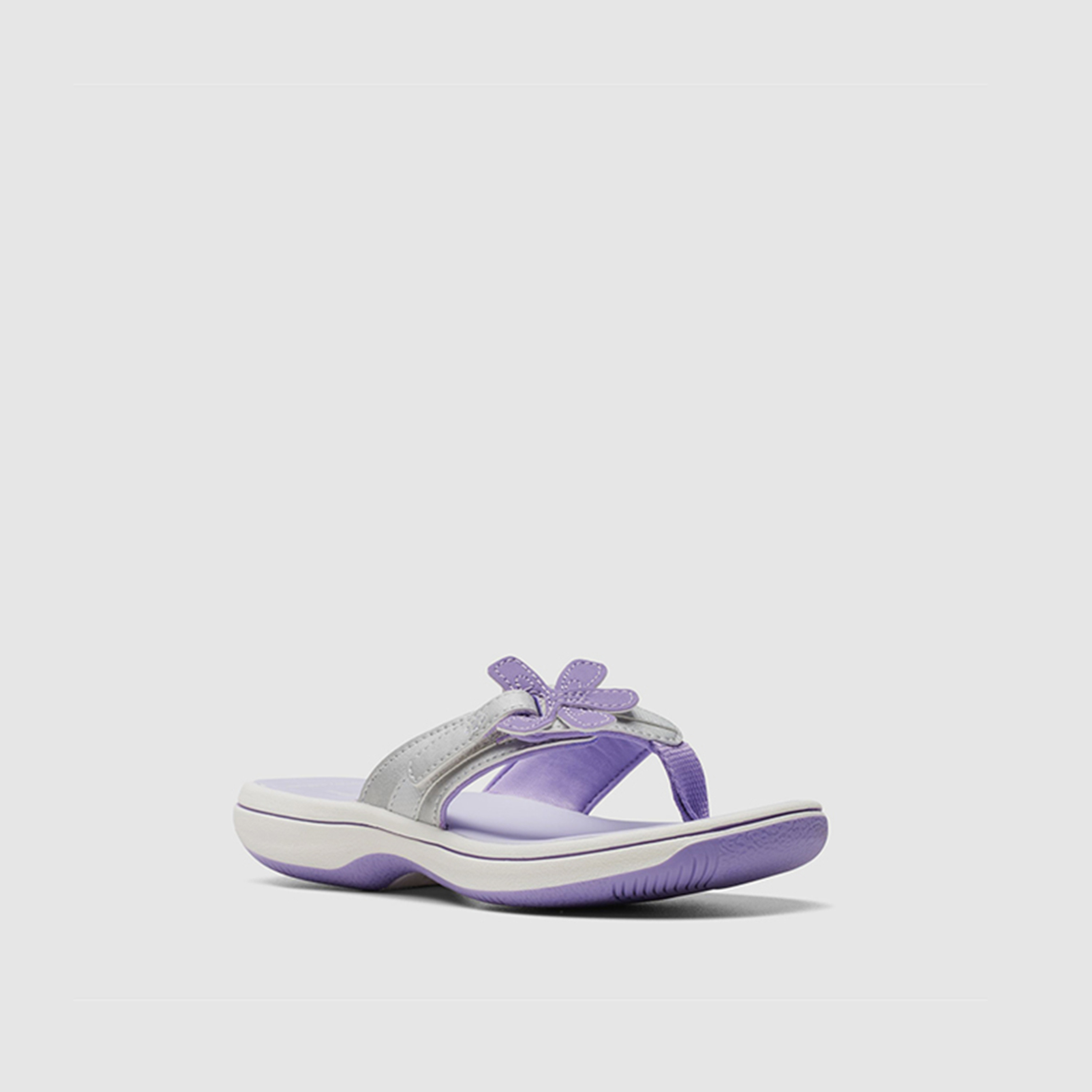 كلاركس -  صندل بناتي بدون رباط  برينكلي آرلا K تونغ | 26170292-girls-shoes-sandals-image-1