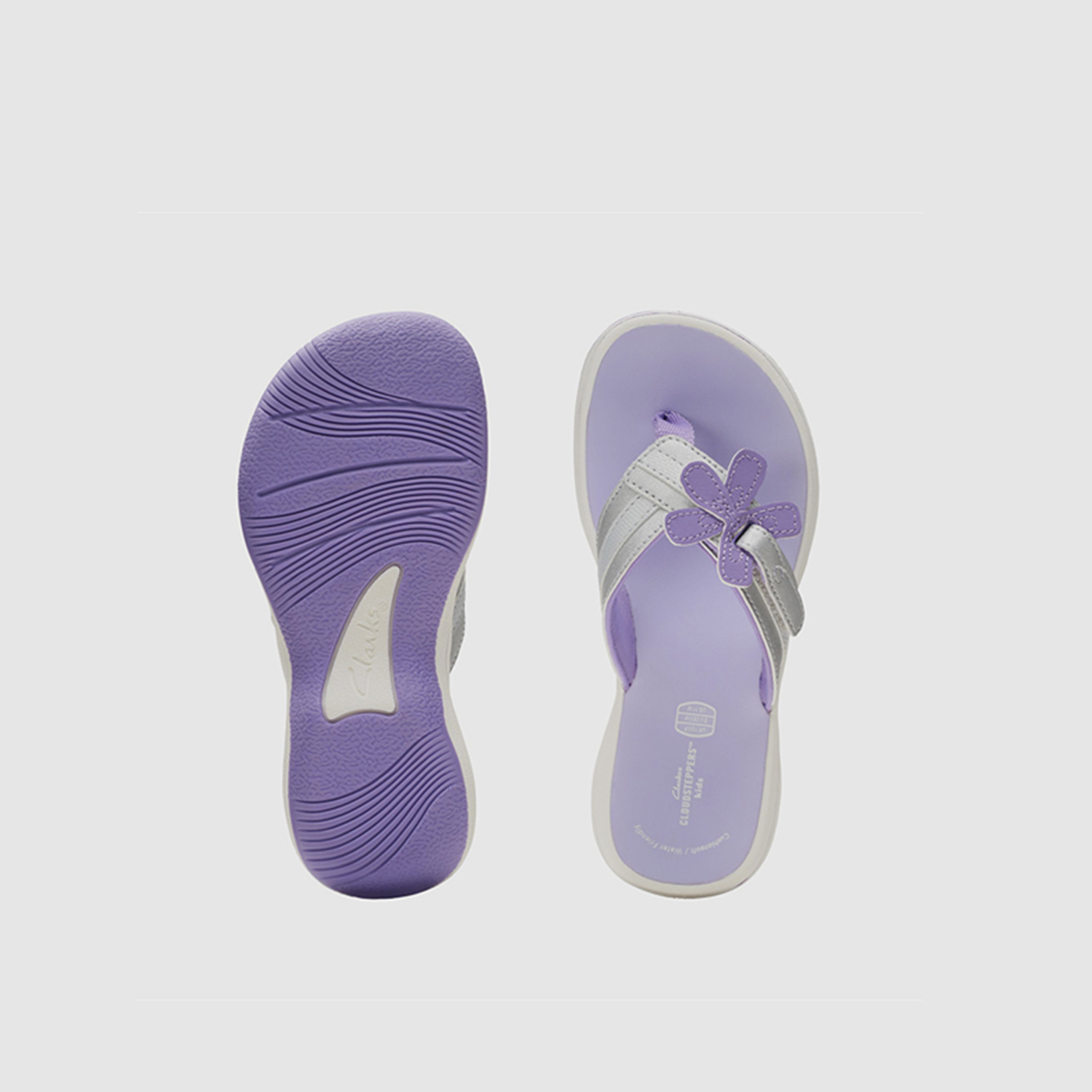 كلاركس -  صندل بناتي بدون رباط  برينكلي آرلا K تونغ | 26170292-girls-shoes-sandals-image-4