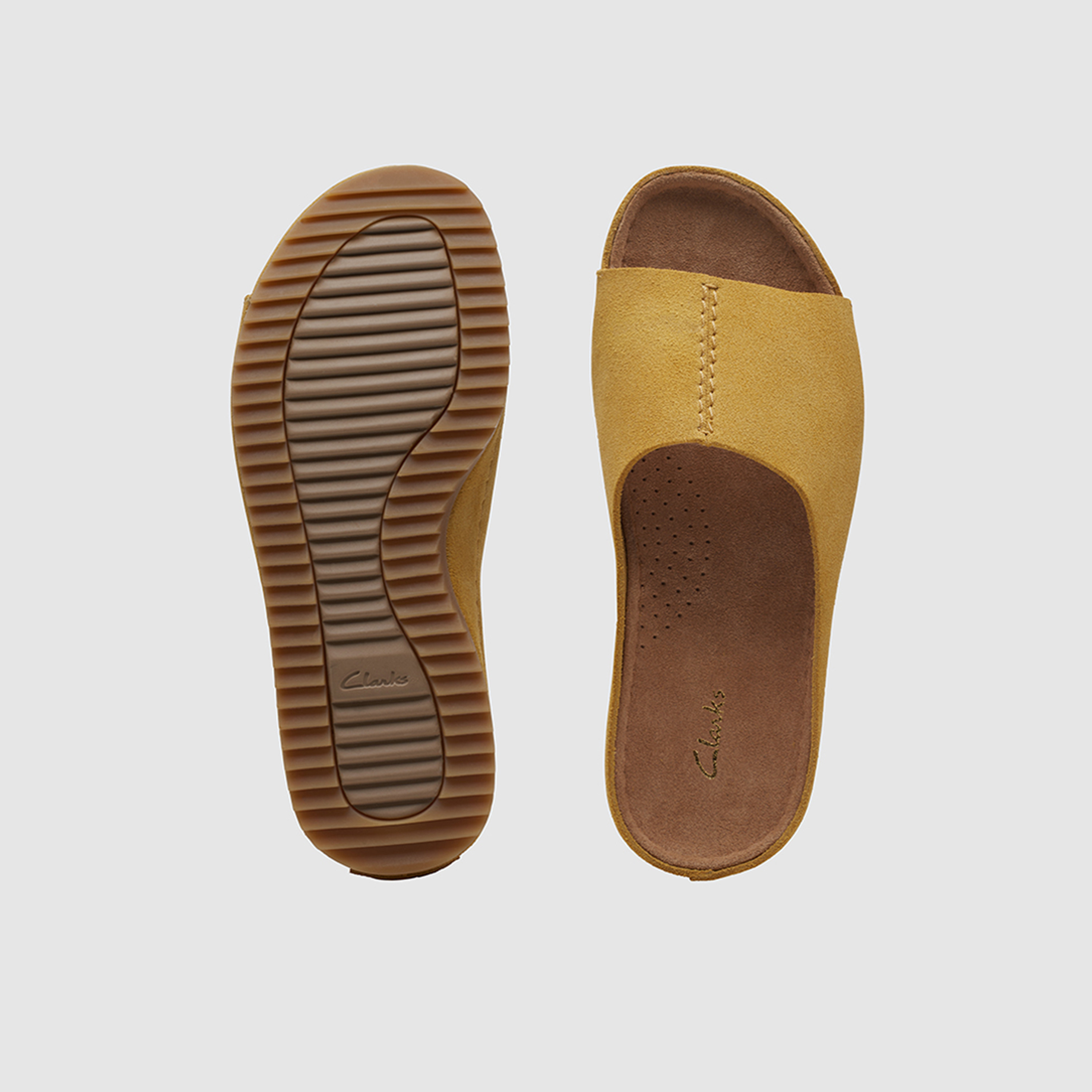 Clarks Women's Slip-On BrookleighFlow Slide Flat Sandals | 26170417-women-shoes-sandals-flats-image-6