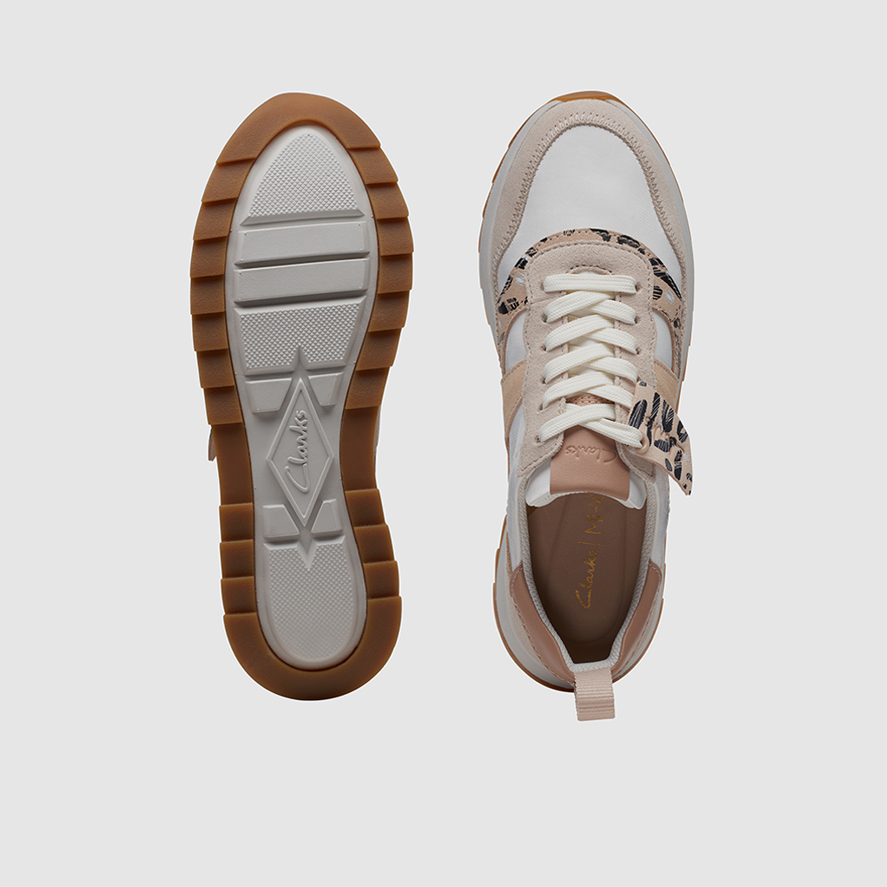 Clarks Women's Lace-Up DashLite Jazz Low-Ankle Flat Sneakers | 26170429-women-shoes-sneakers-image-6