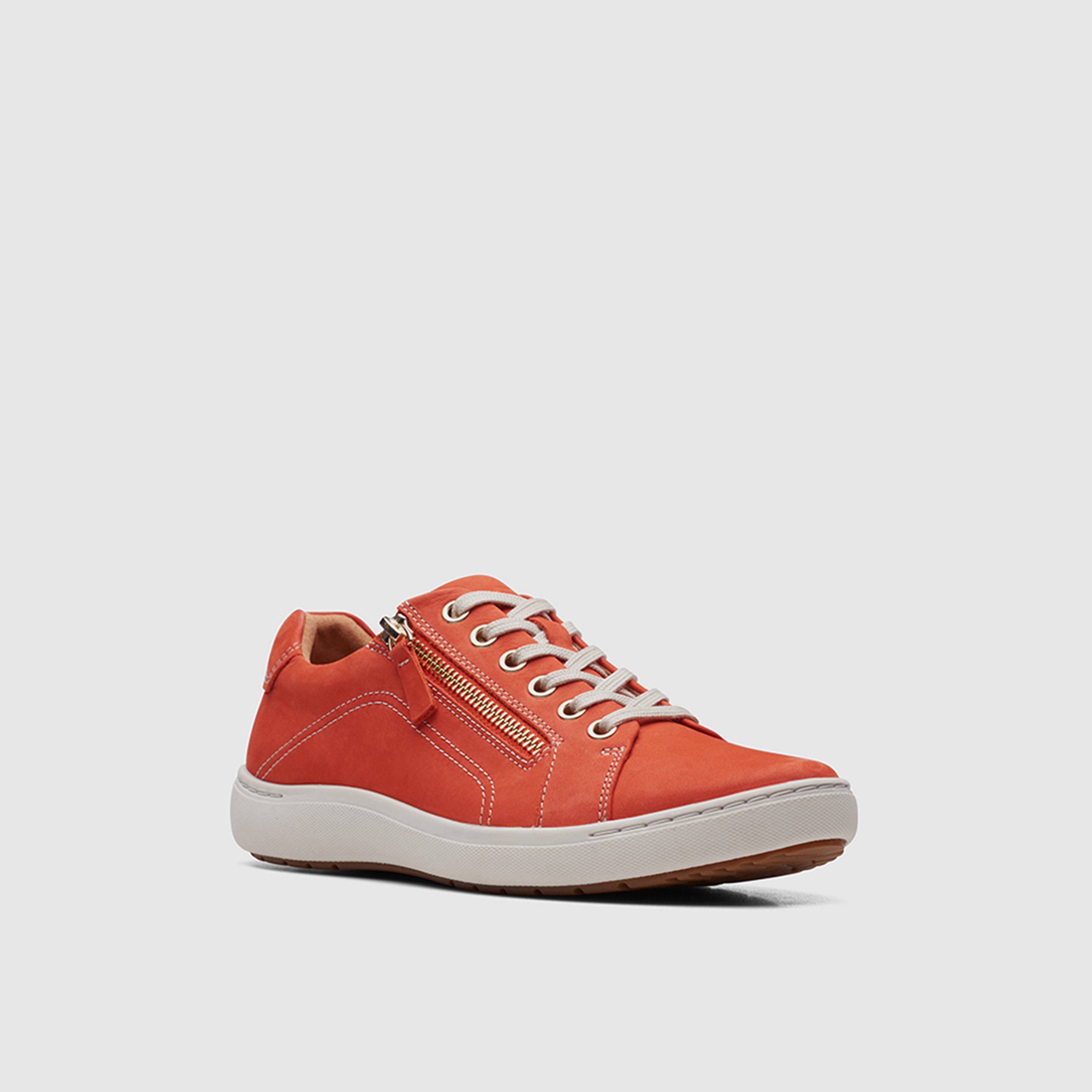 Clarks Women's Zip Nalle Lace Low-Ankle Flat Sneakers | 26171017-women-shoes-sneakers-image-1
