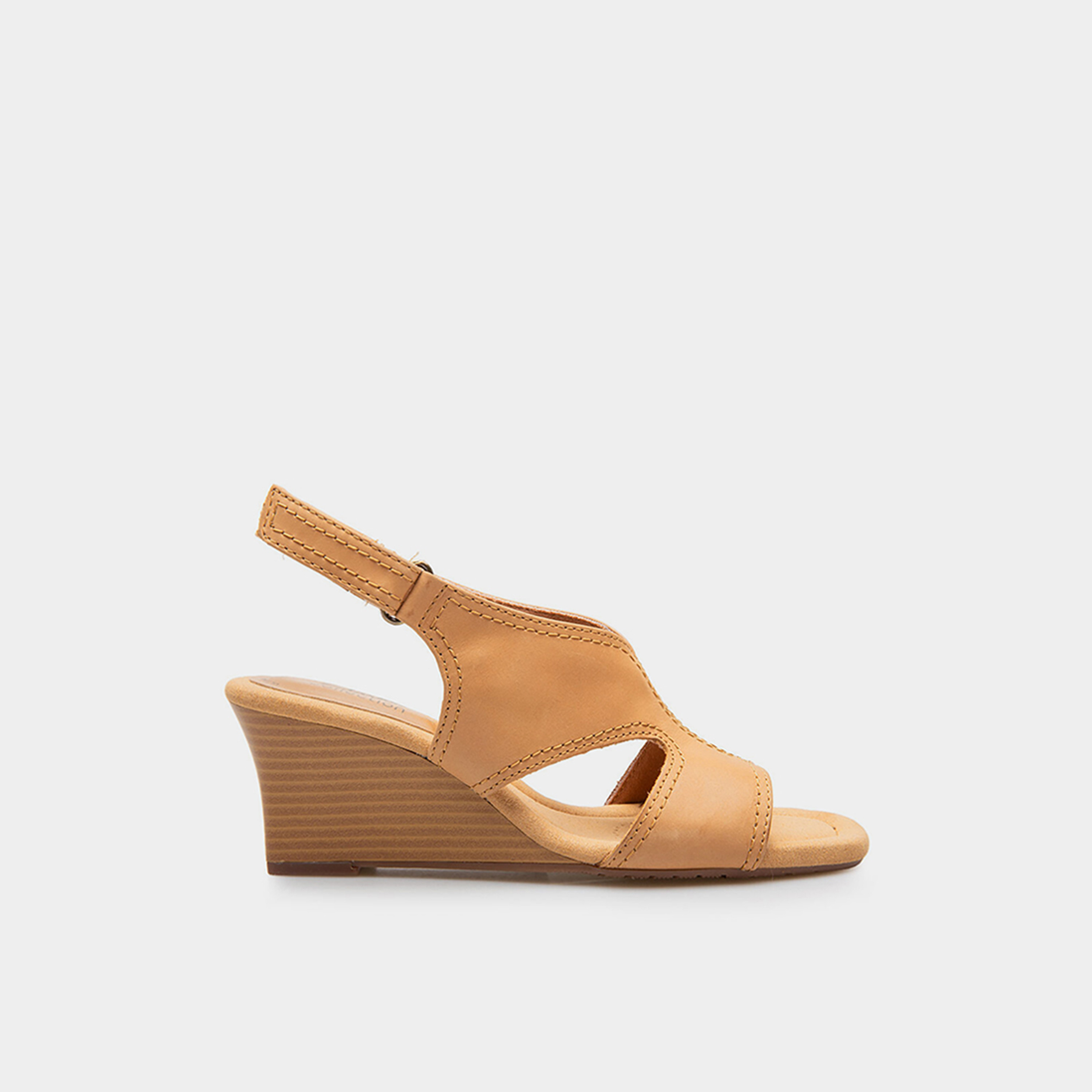 Clarks Women's Hook & Loop Kyarra Aster Wedges | 26171232-women-shoes-sandals-heeled-image-2
