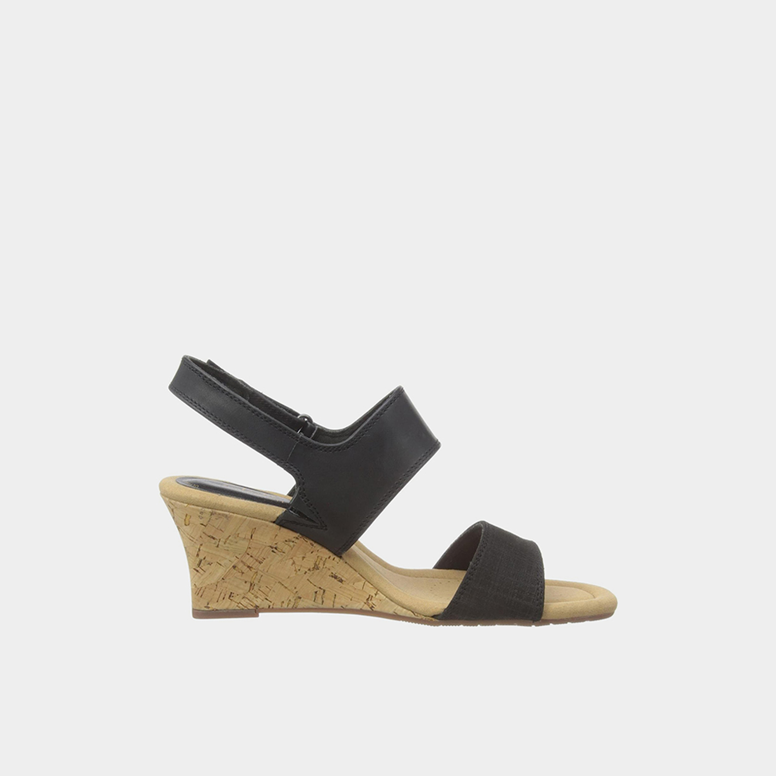 Clarks Women's Hook & Loop Kyarra Faye Wedges | 26171237-women-shoes-sandals-heeled-image-2