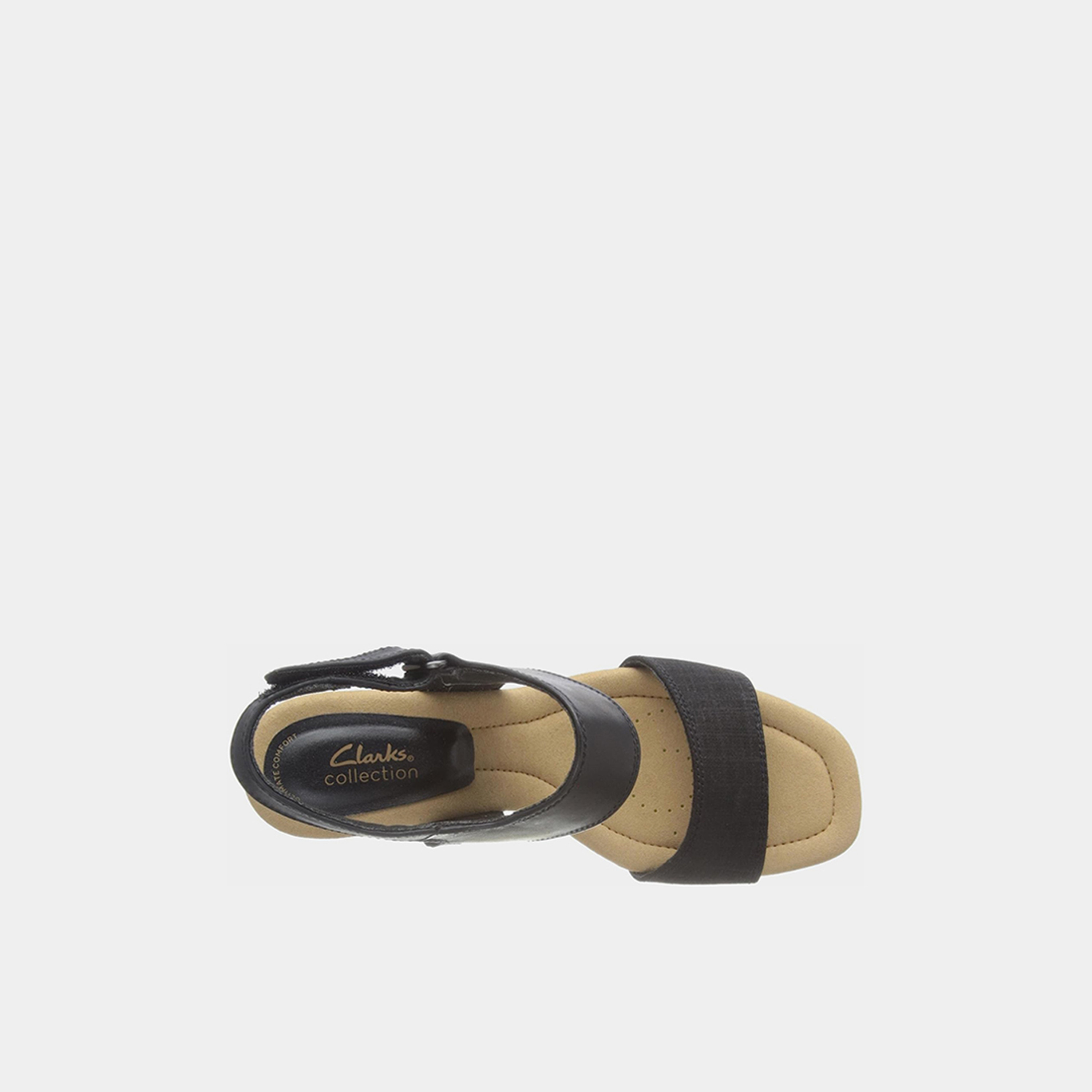 Clarks Women's Hook & Loop Kyarra Faye Wedges | 26171237-women-shoes-sandals-heeled-image-3